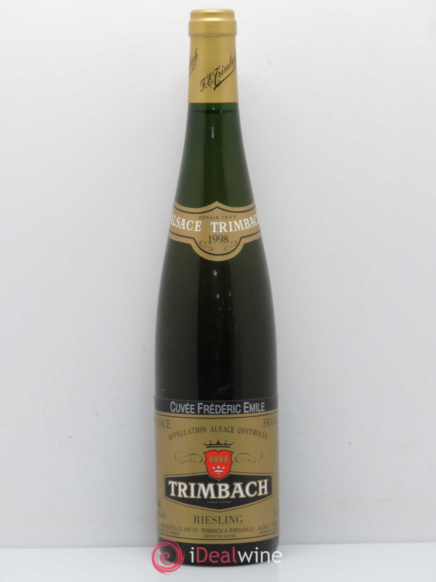 Alsace Riesling Cuvée Frédéric Emile Trimbach (Domaine) 1998 - Lot de 1 bouteille - 0