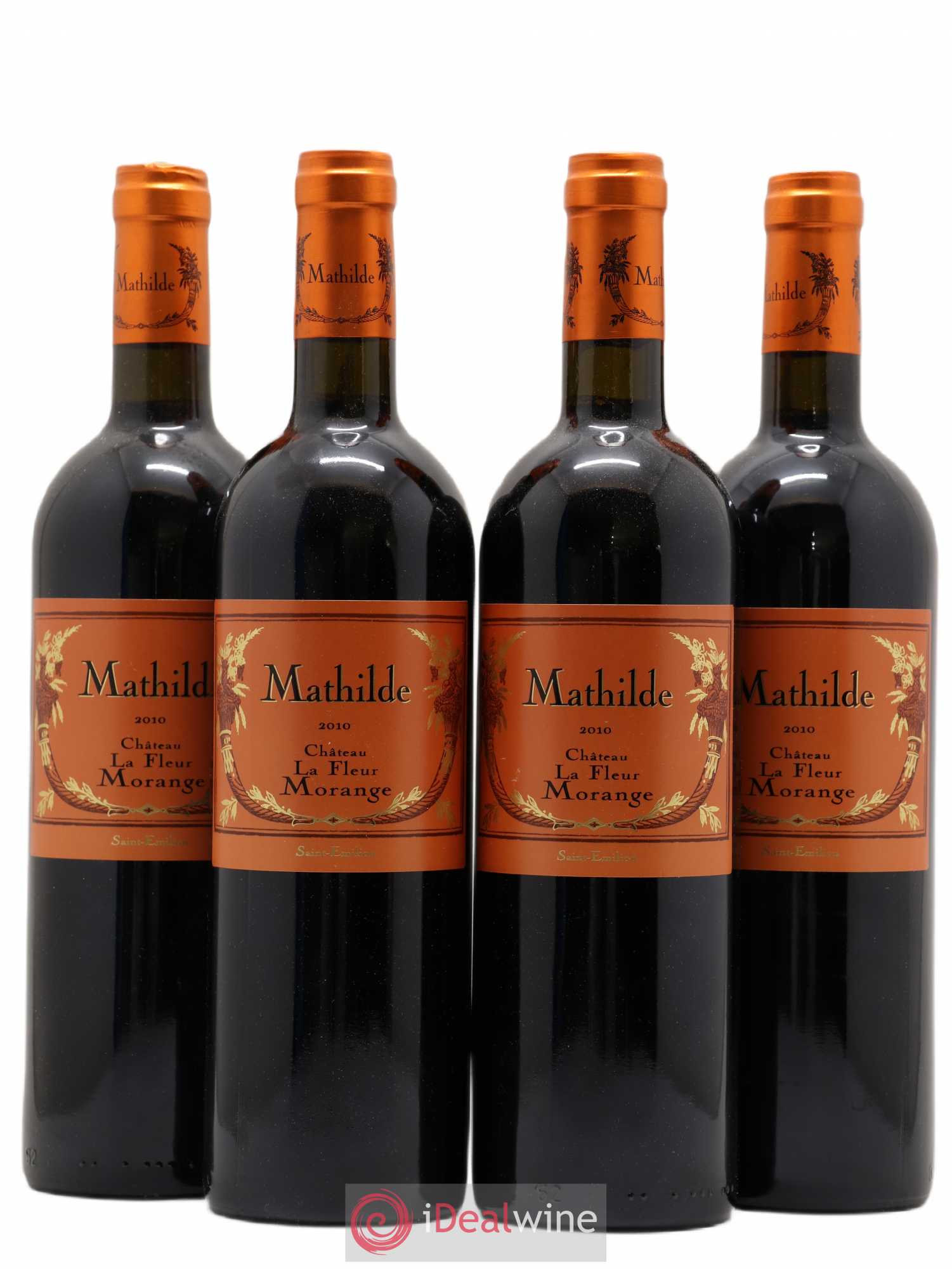 Château Fleur Morange Grand Cru Classé Cuvée Mathilde 2010 - Lot de 4 bouteilles - 0