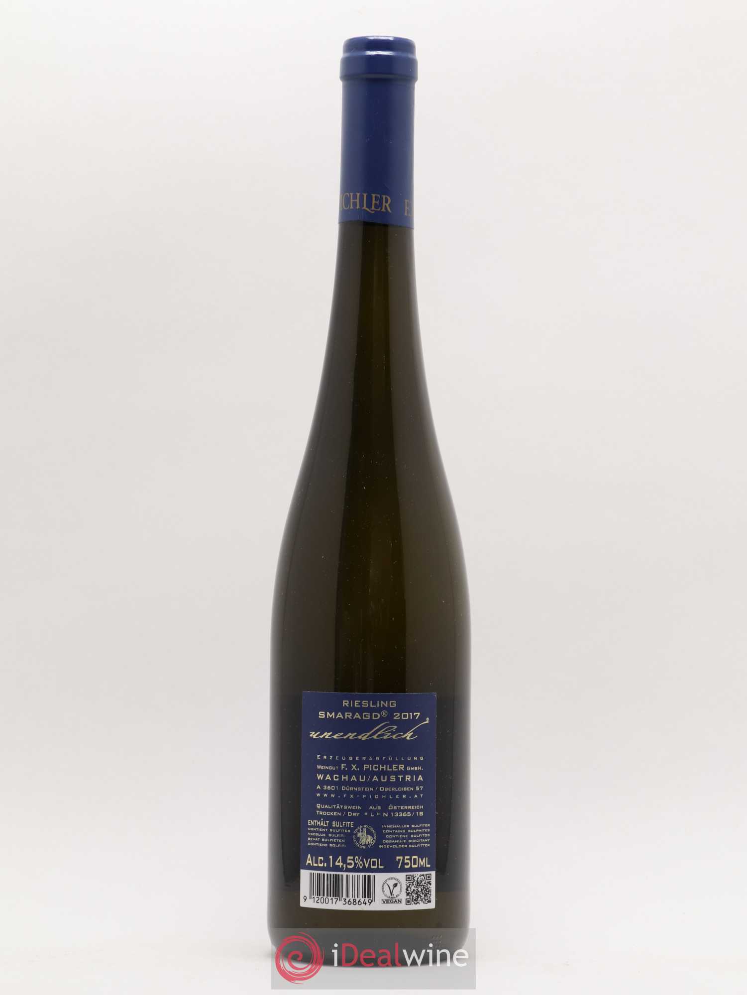 Autriche Wachau Riesling Smaragd Unendlich Weingut Fx Pichler 2017 - Posten von 1 Flasche - 1