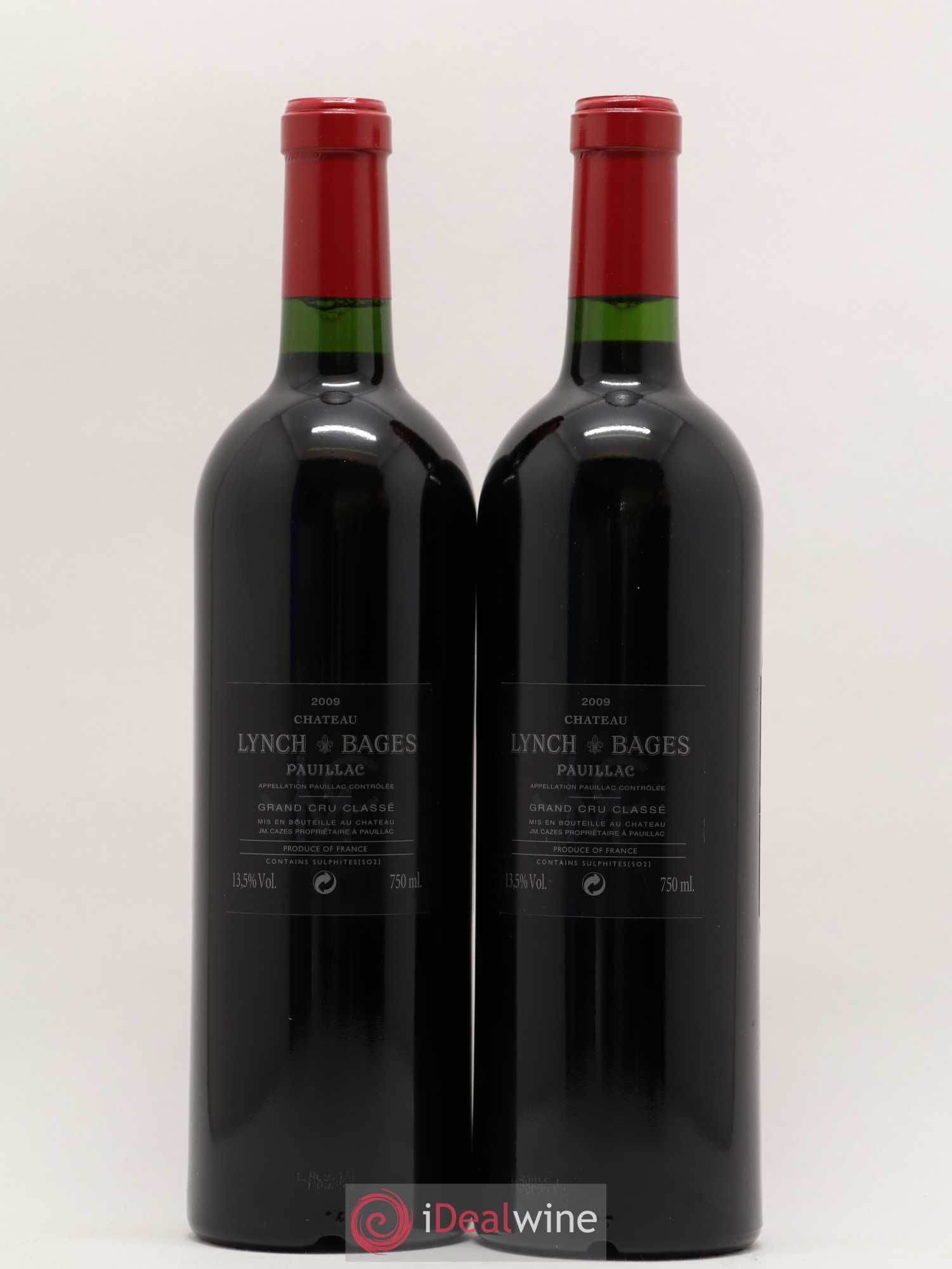 Château Lynch Bages 5ème Grand Cru Classé 2009 - Lot de 2 bouteilles - 1