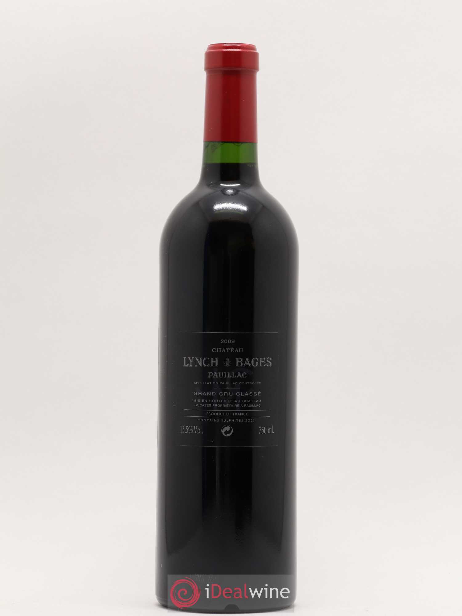 Château Lynch Bages 5ème Grand Cru Classé 2009 - Lot de 1 bouteille - 1