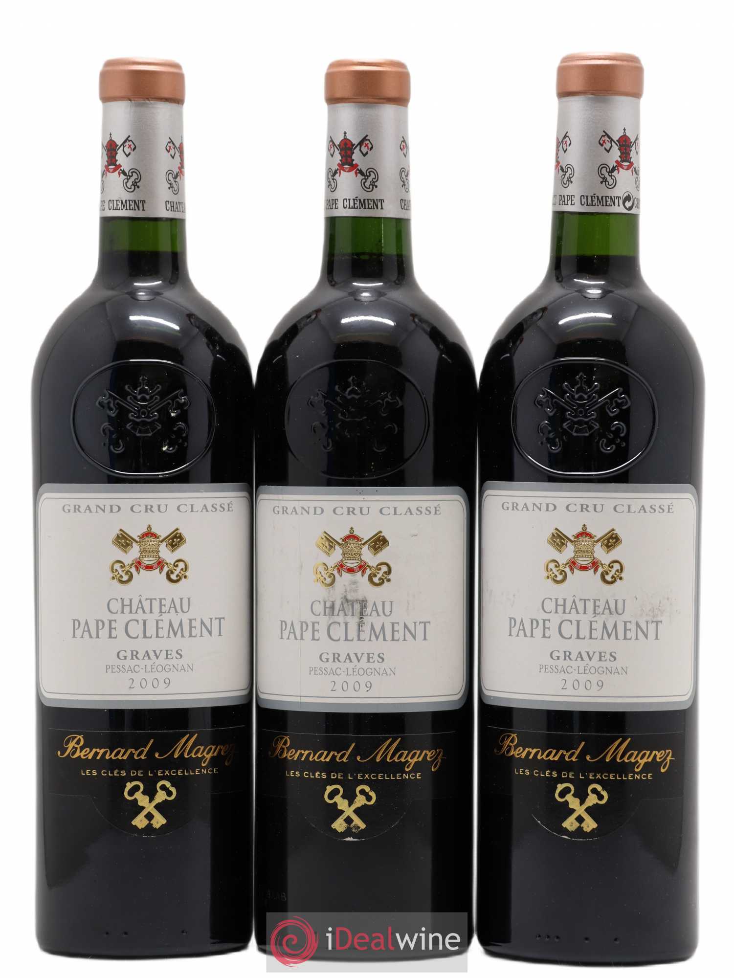 Château Pape Clément Cru Classé de Graves 2009 - Lot de 3 bouteilles - 0