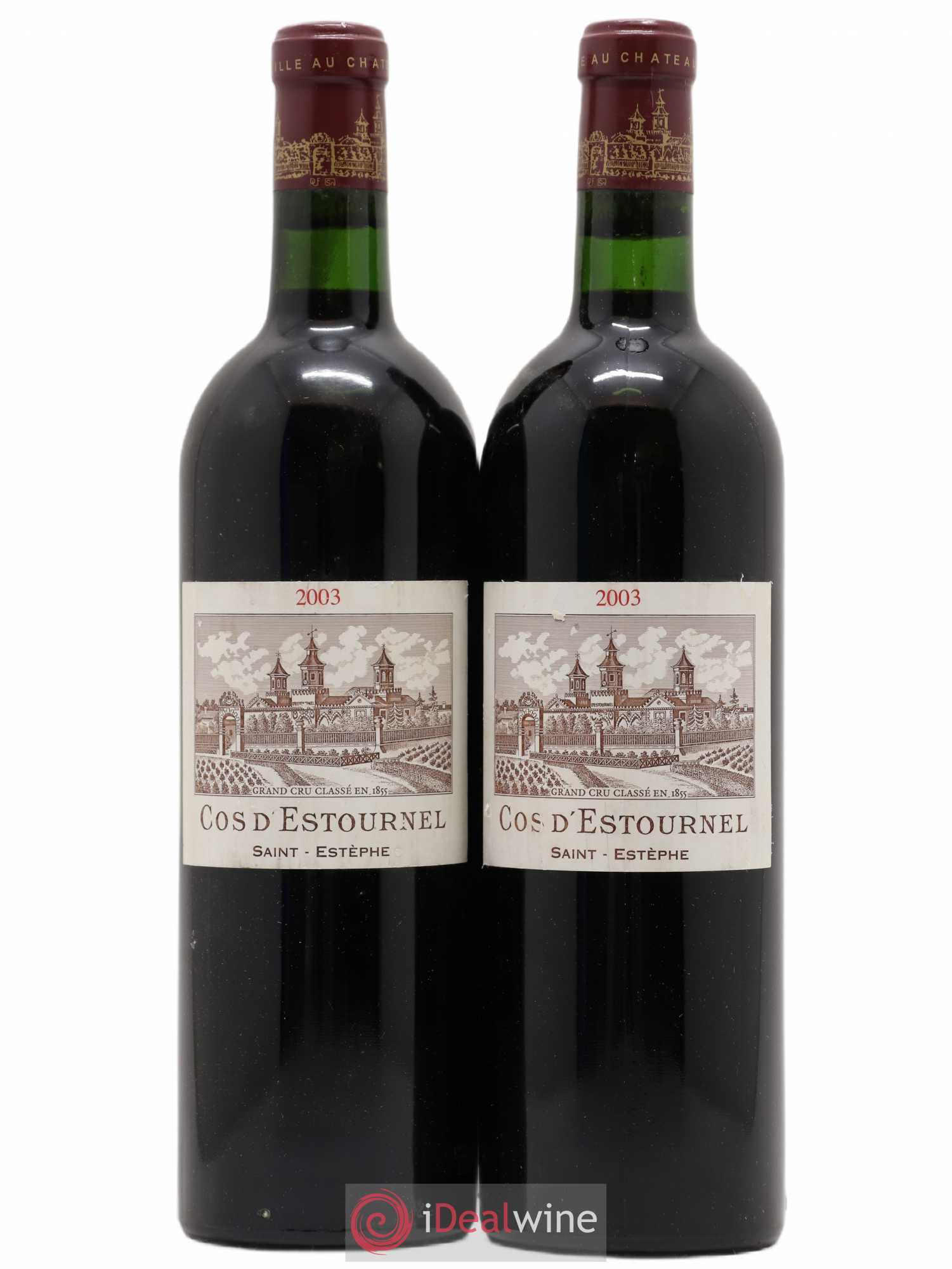 Cos d'Estournel 2ème Grand Cru Classé 2003 - Lot de 2 bouteilles - 0