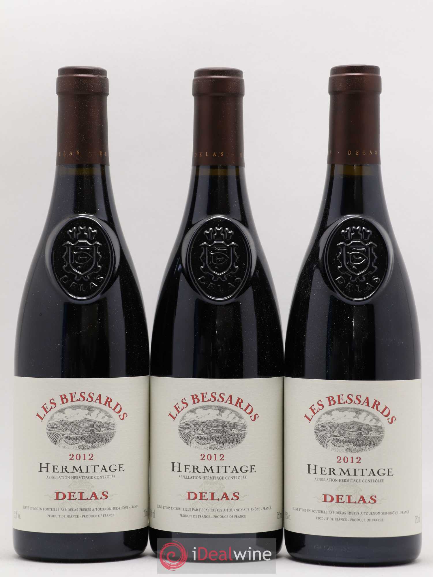 Hermitage Les Bessards Delas Frères 2012 - Lot de 6 bouteilles - 1