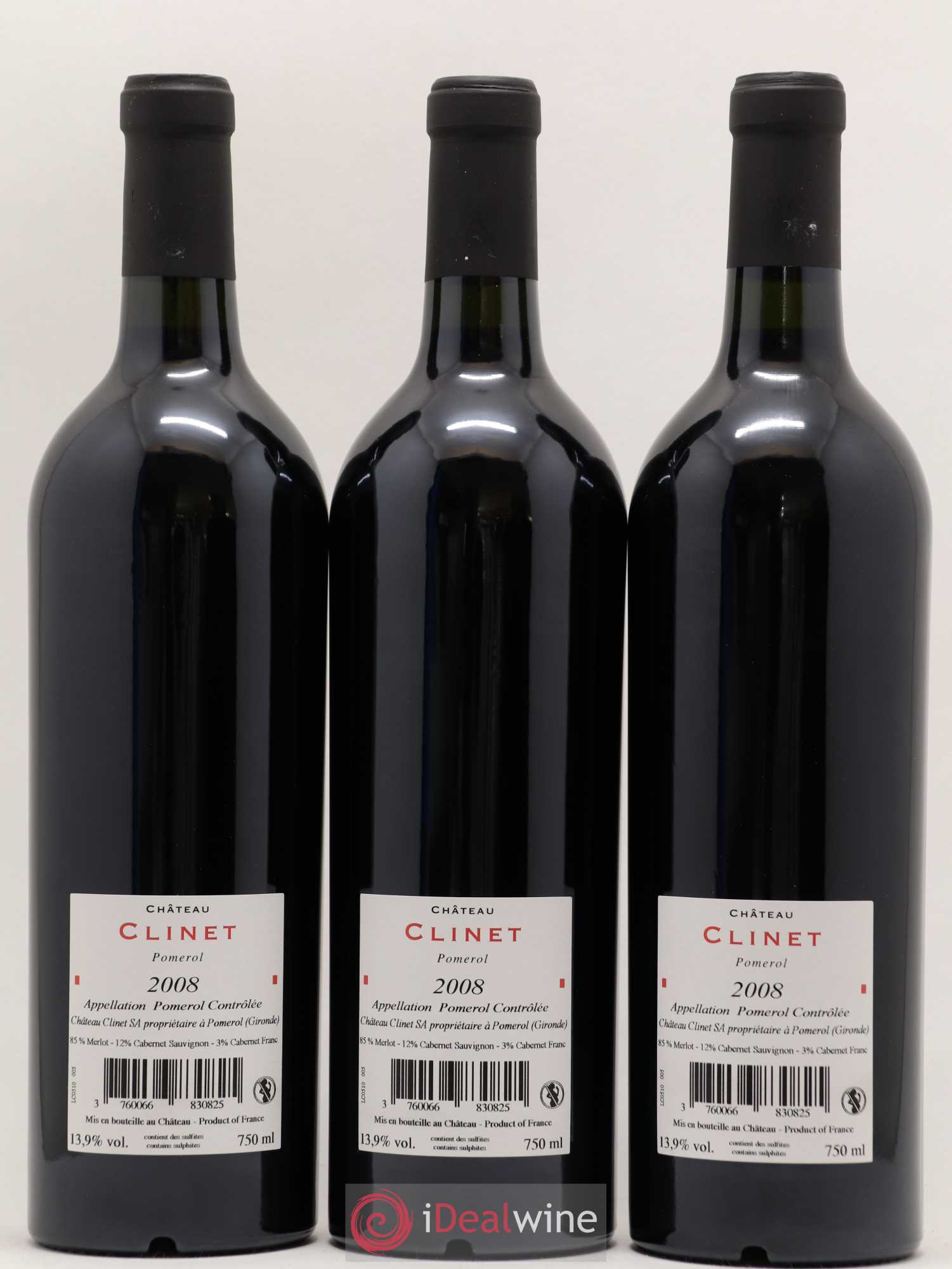 Château Clinet 2008 - Lot de 6 magnums - 2
