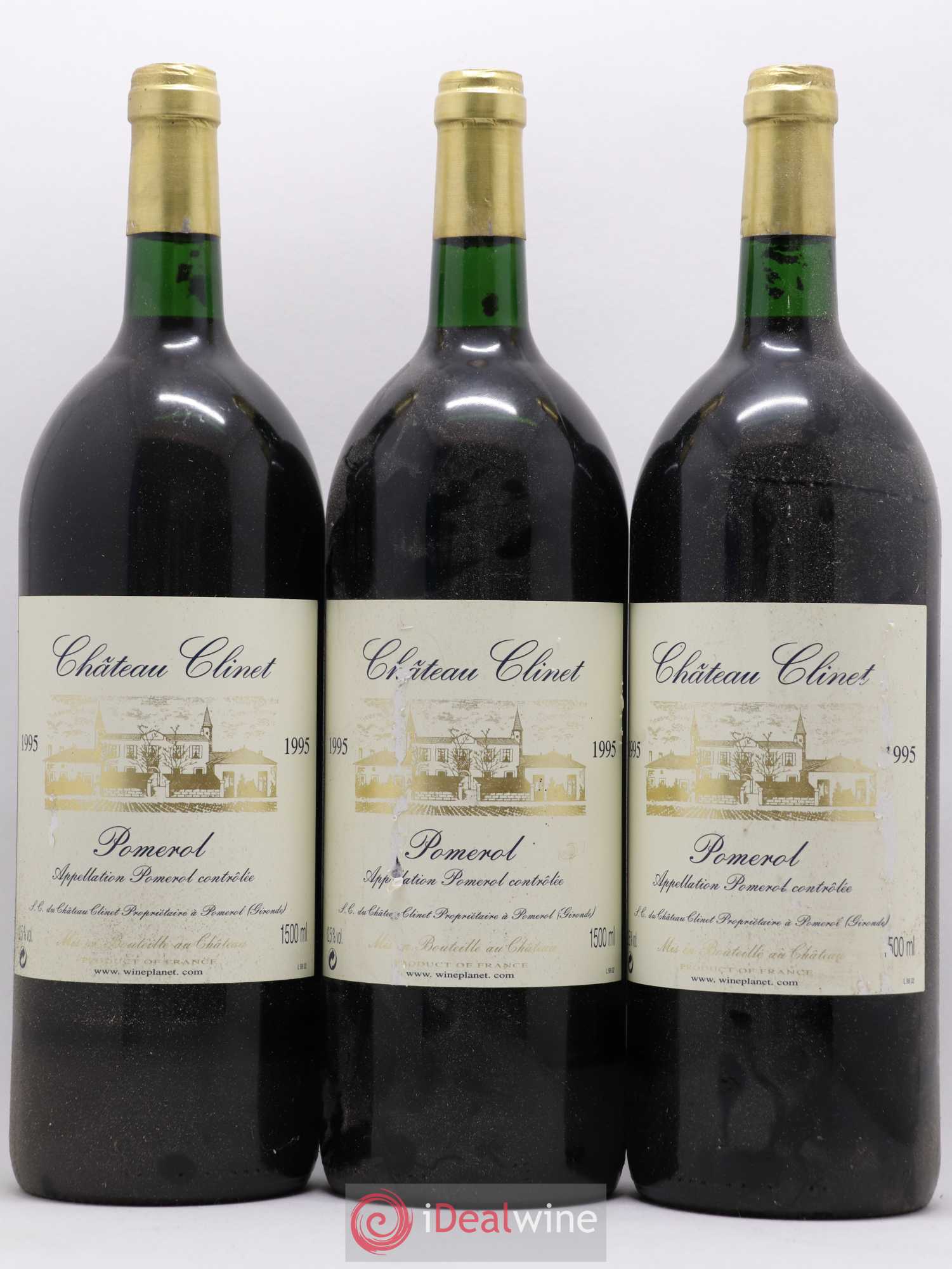 Château Clinet 1995 - Lot de 6 magnums - 1