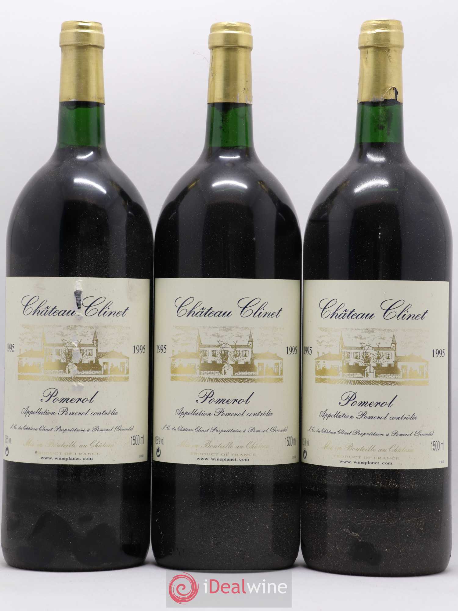 Château Clinet 1995 - Lot de 6 magnums - 2