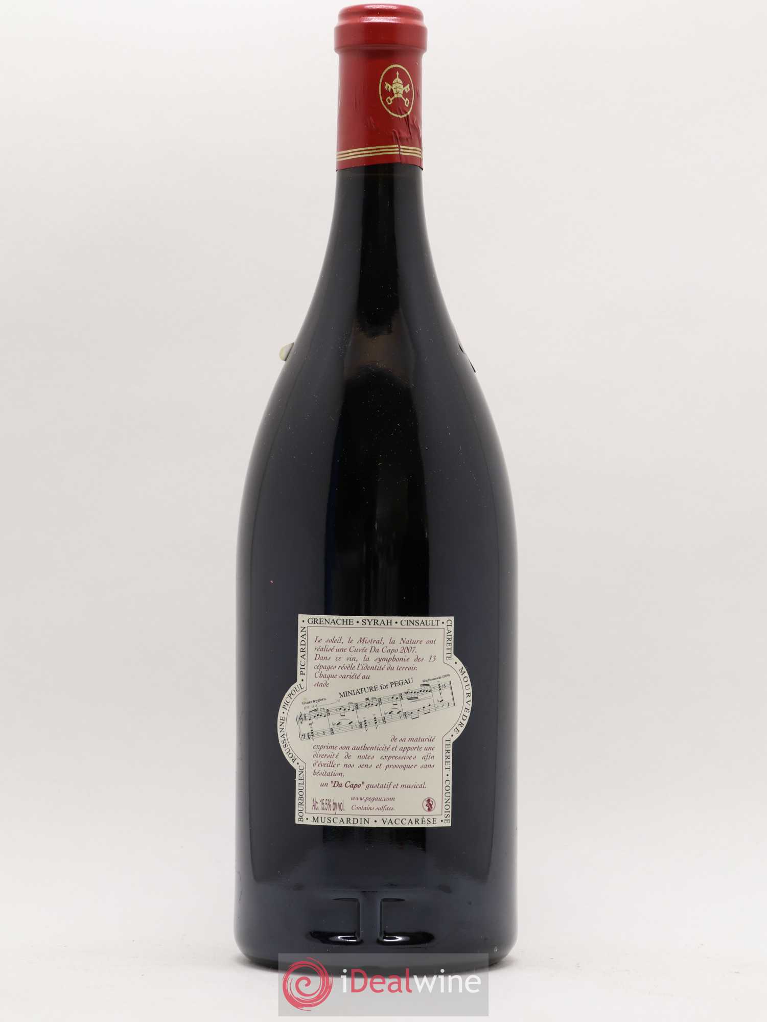 Châteauneuf-du-Pape Domaine du Pégau Cuvée Da Capo Paul et Laurence Féraud  (sans prix de réserve) 2007 - Lot de 1 magnum - 1