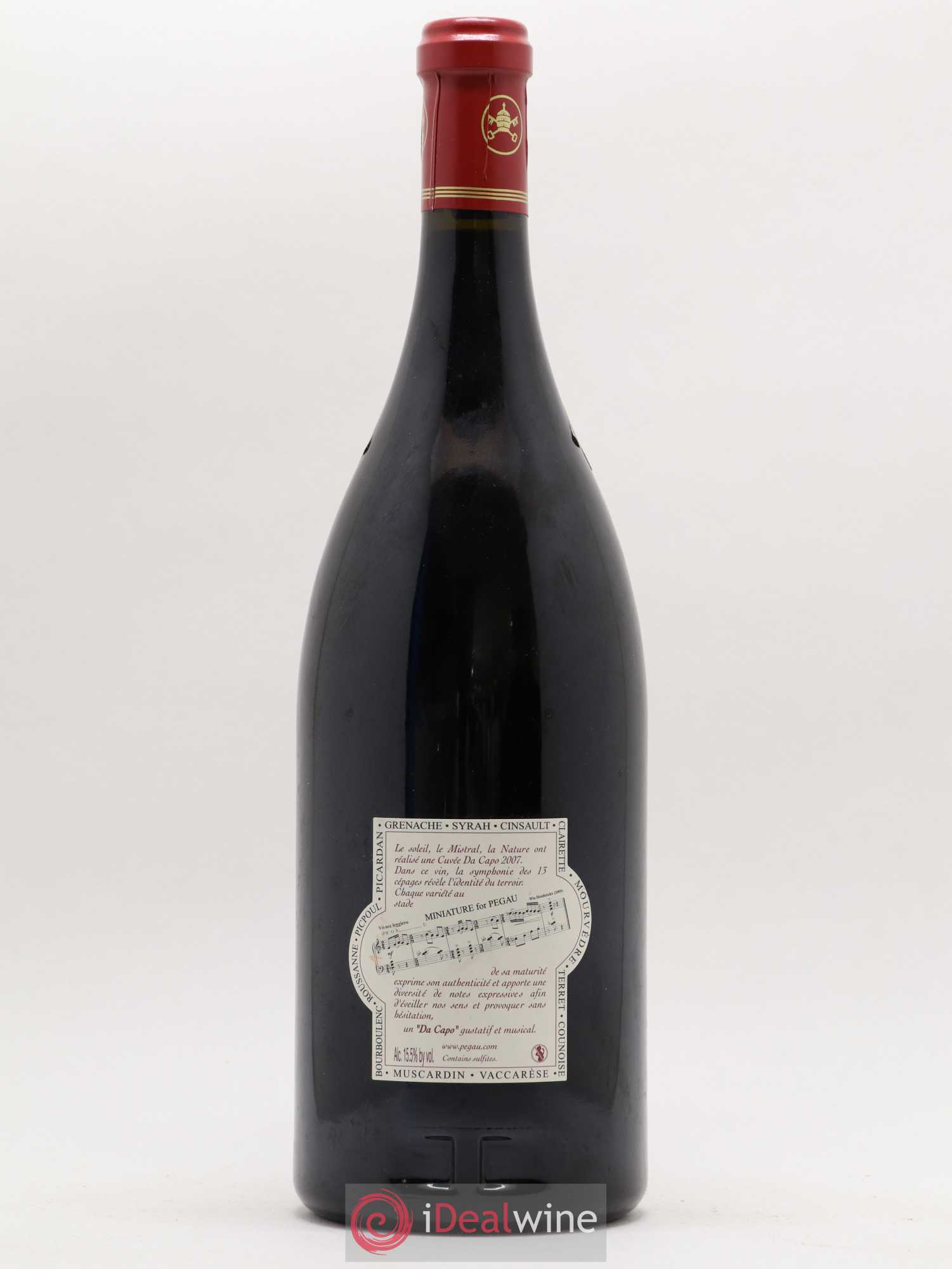 Châteauneuf-du-Pape Domaine du Pégau Cuvée Da Capo Paul et Laurence Féraud  (sans prix de réserve) 2007 - Lot de 1 magnum - 1