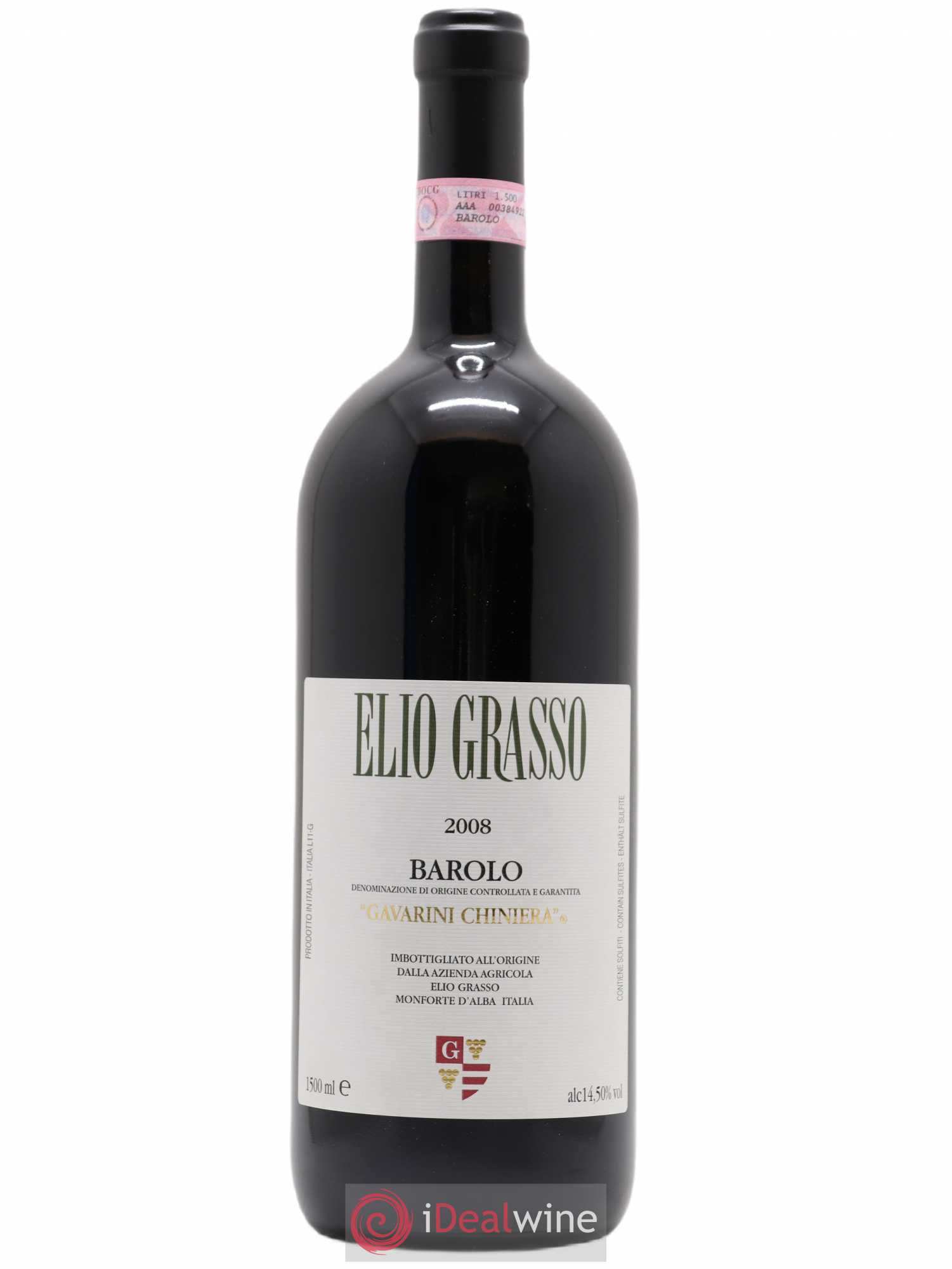 Barolo Gavarini Vigna Chiniera Elio Grasso 2008 - Posten von 1 Magnum - 0