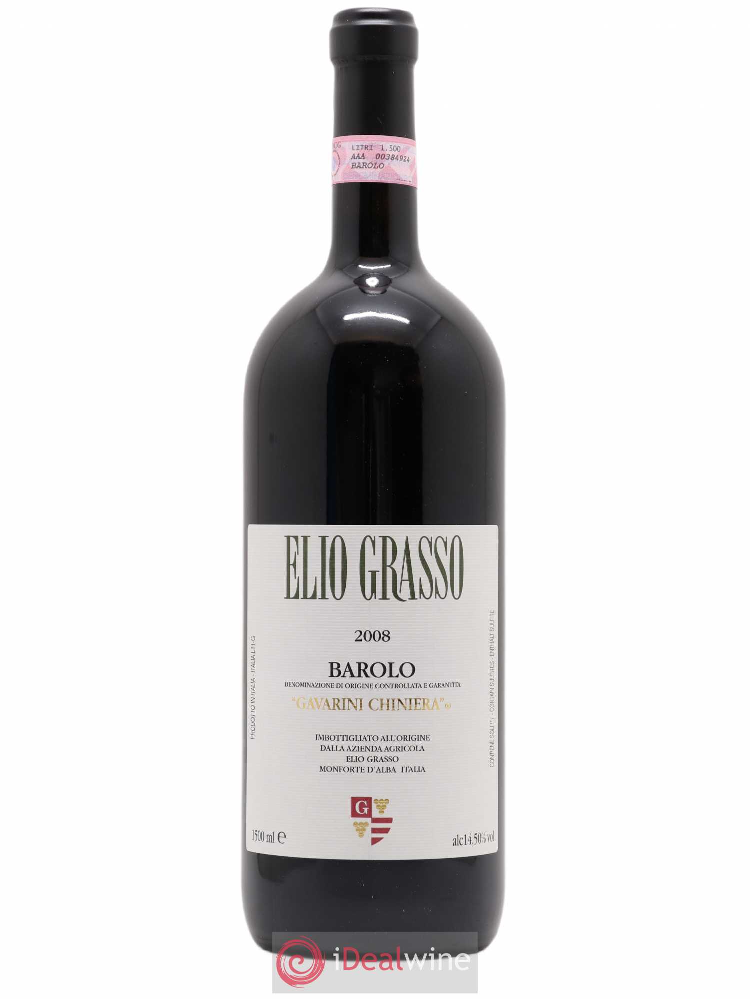 Barolo Gavarini Vigna Chiniera Elio Grasso 2008 - Posten von 1 Magnum - 0