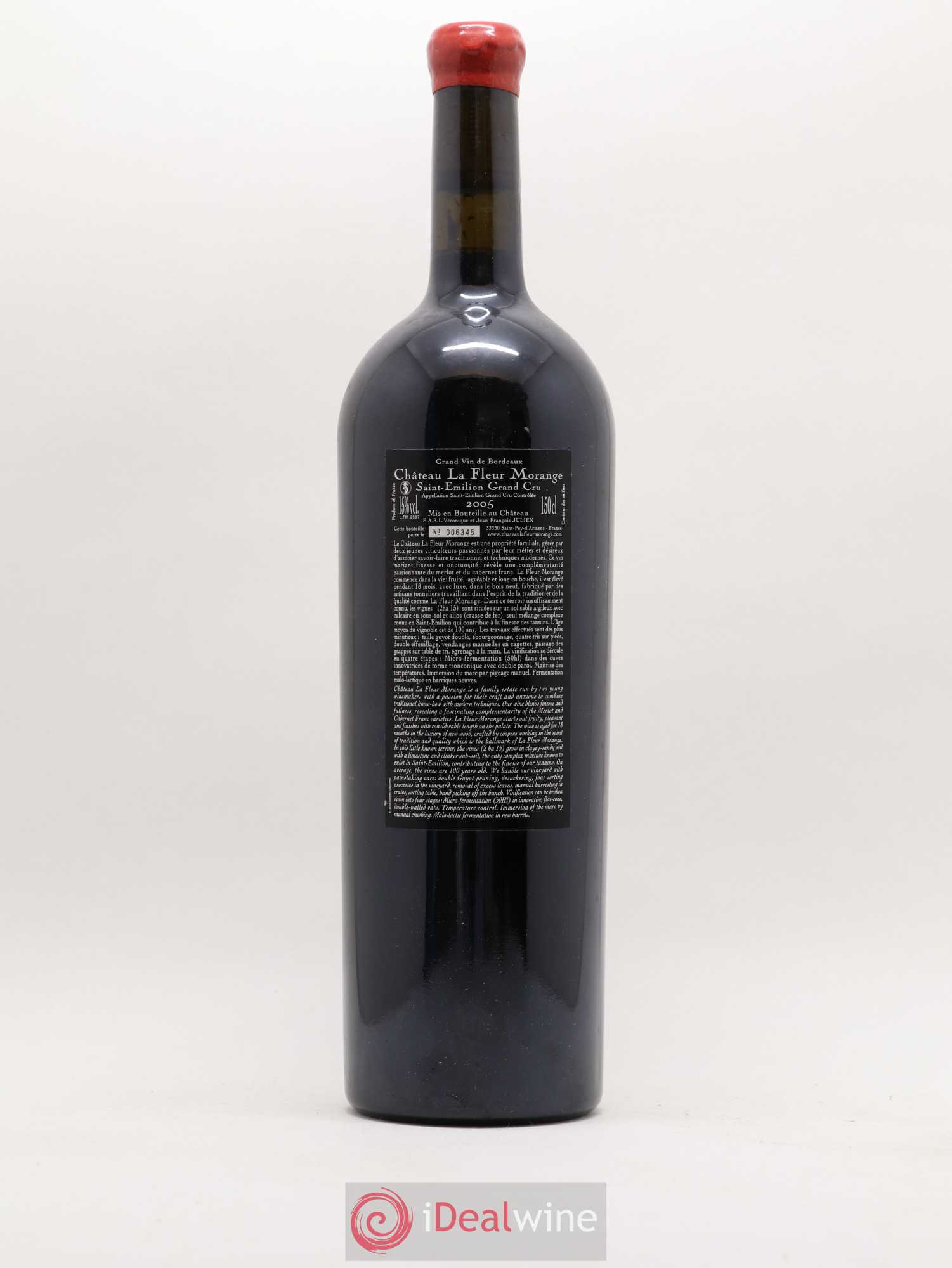 Château Fleur Morange Grand Cru Classé (sans prix de réserve) 2005 - Lot de 1 magnum - 1