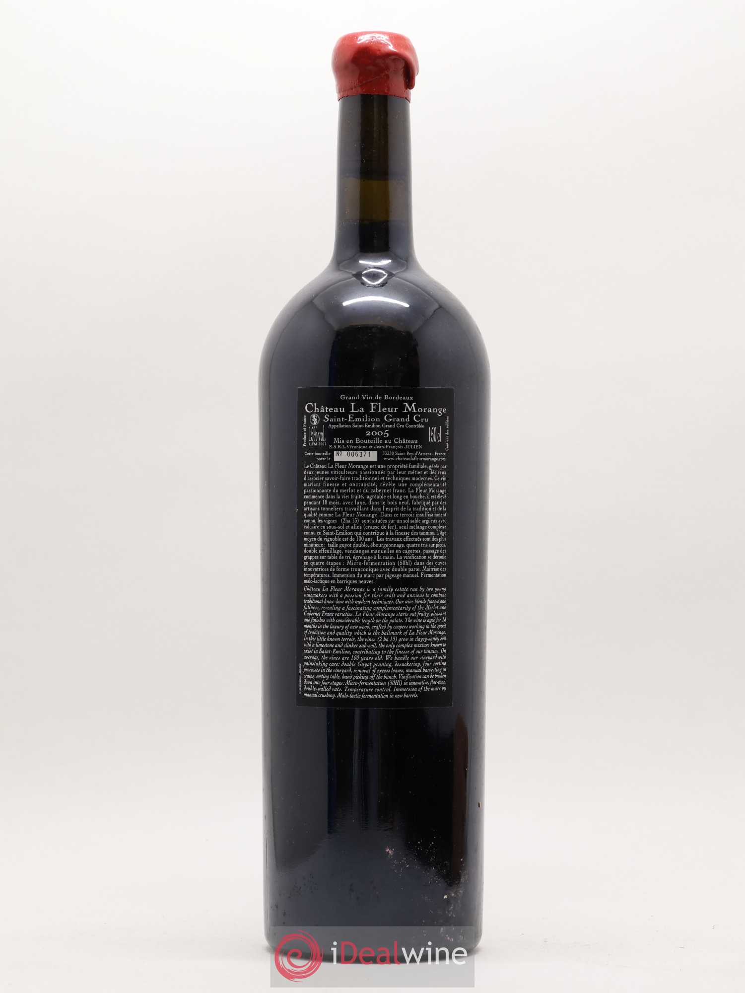 Château Fleur Morange Grand Cru Classé (sans prix de réserve) 2005 - Lot de 1 magnum - 1