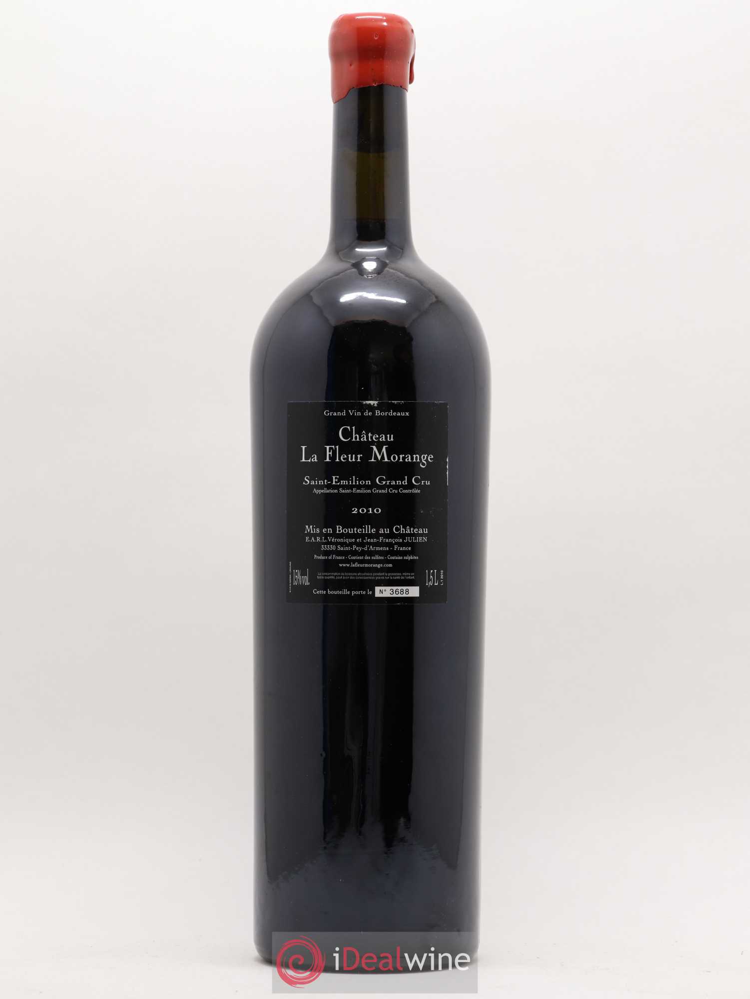 Château Fleur Morange Grand Cru Classé  (senza prezzo di riserva) 2010 - Lotto di 1 magnum - 1