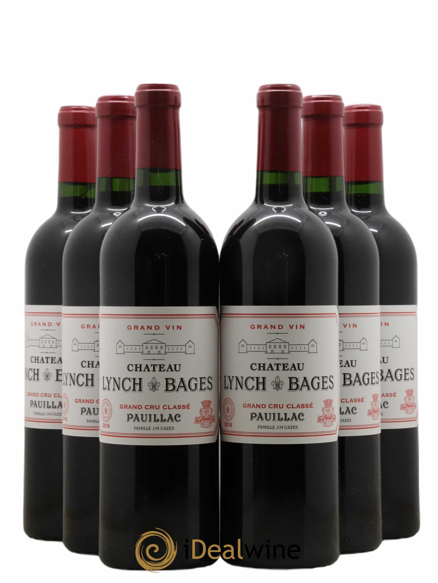 Château Lynch Bages 5ème Grand Cru Classé 2016 - Lot de 6 bouteilles - 0