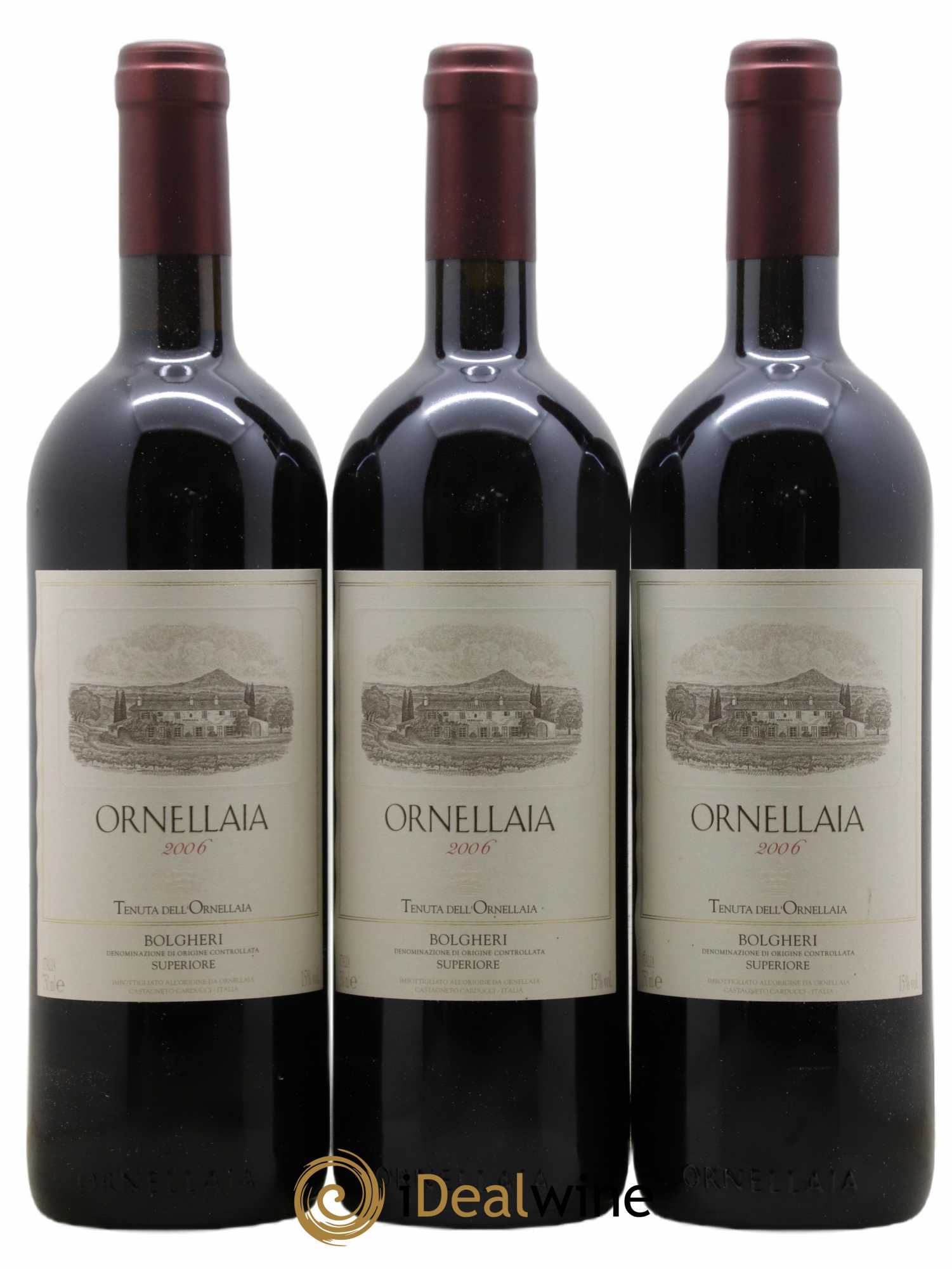 Bolgheri DOC Superiore Ornellaia Tenuta Dell'Ornellaia - Frescobaldi 2006 - Lot de 6 bouteilles - 3