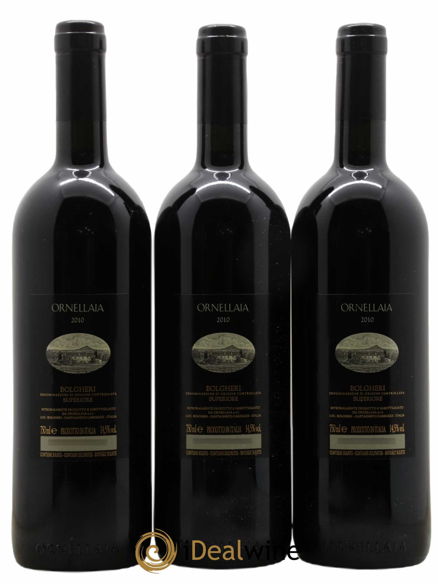 Bolgheri DOC Superiore Ornellaia Tenuta Dell'Ornellaia - Frescobaldi 2010 - Lot de 6 bouteilles - 2