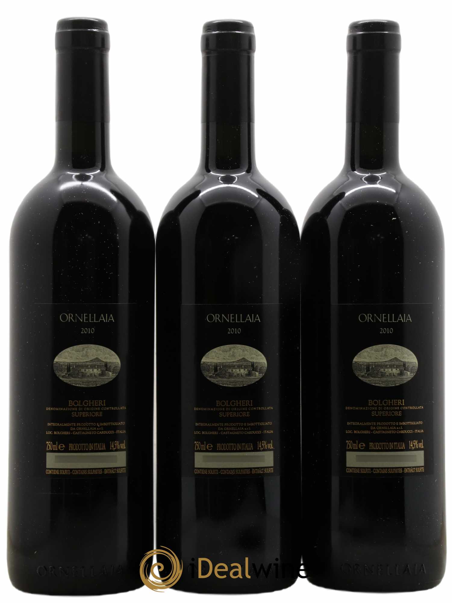 Bolgheri DOC Superiore Ornellaia Tenuta Dell'Ornellaia - Frescobaldi 2010 - Lot de 6 bouteilles - 4