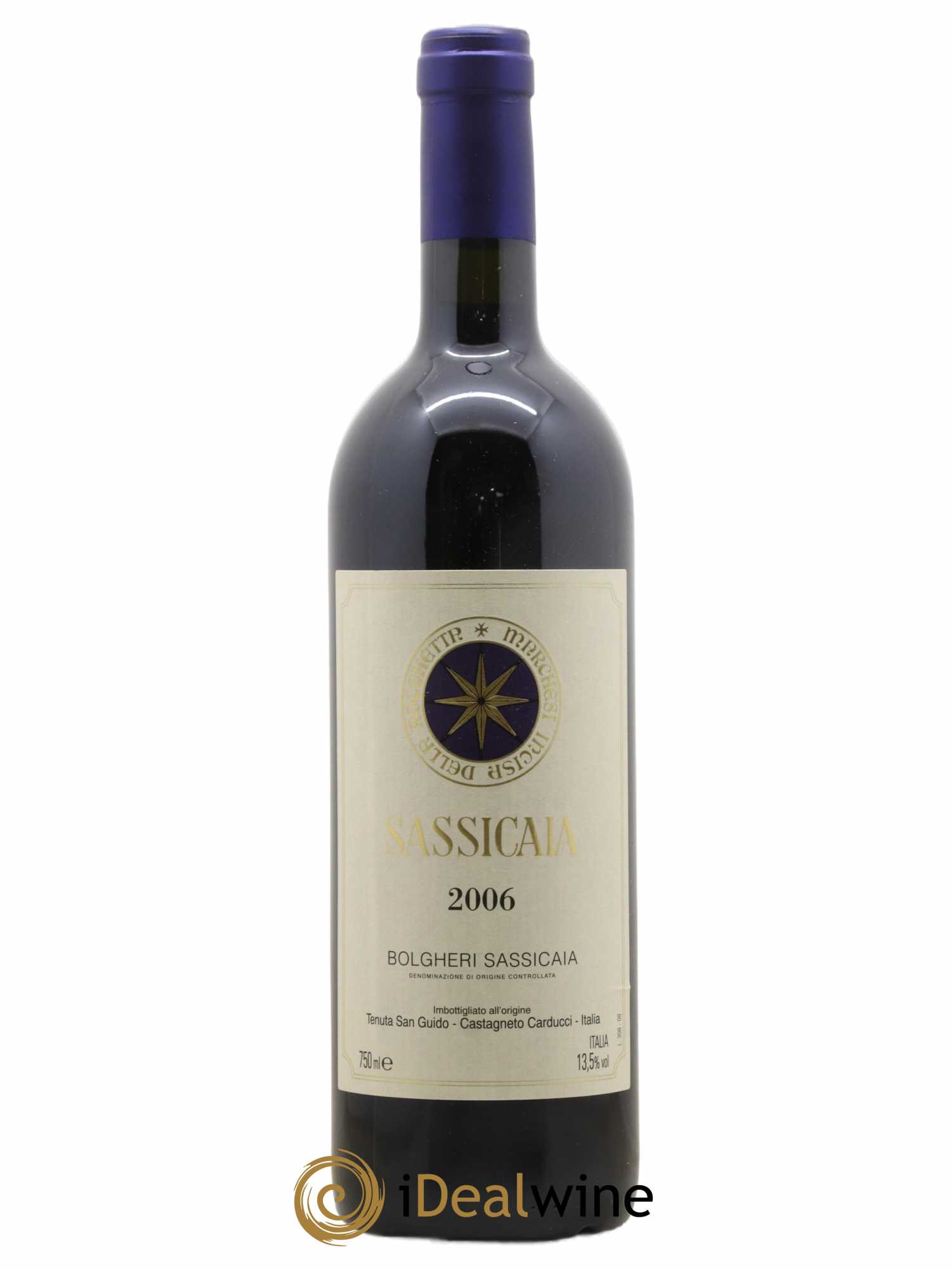 Bolgheri DOC Sassicaia Tenuta San Guido 2006 - Lot de 1 bouteille - 0