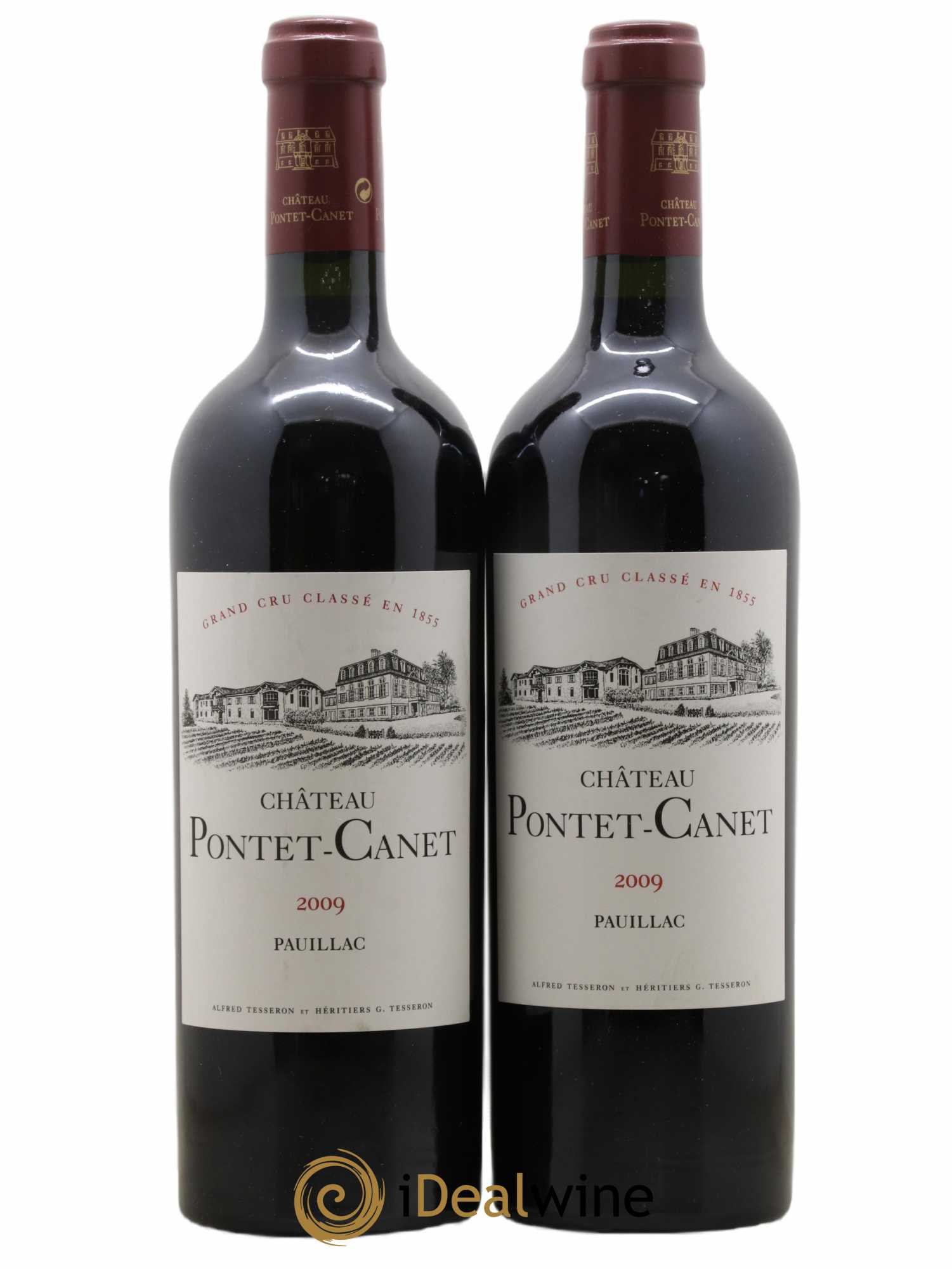 Château Pontet Canet 5ème Grand Cru Classé 2009 - Lot de 2 bouteilles - 0