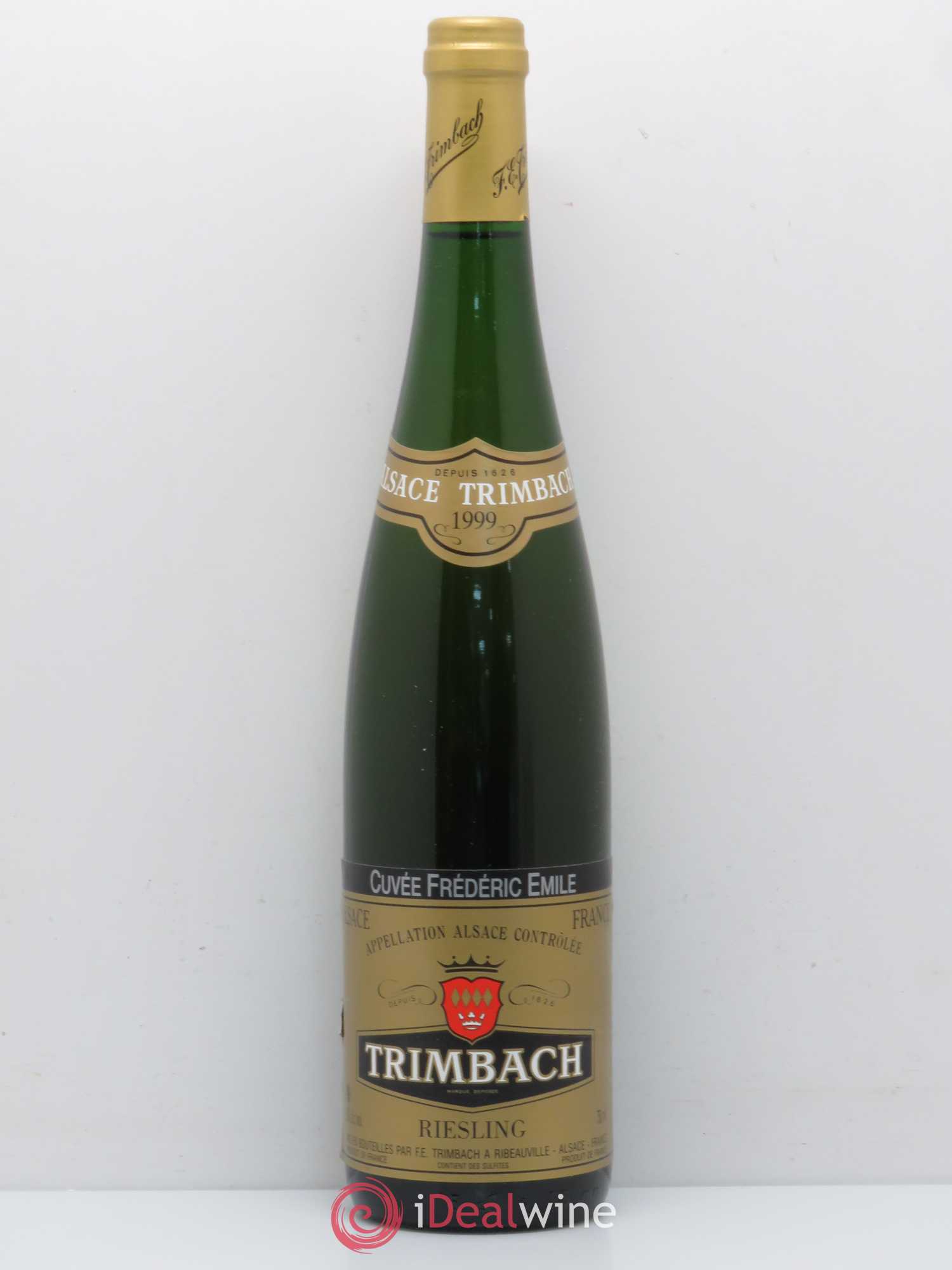 Alsace Riesling Cuvée Frédéric Emile Trimbach (Domaine) 1999 - Lot de 1 bouteille - 0