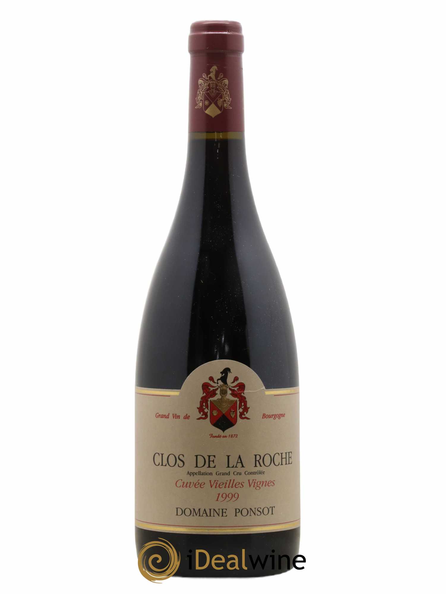 Clos de la Roche Grand Cru Vieilles Vignes Ponsot (Domaine) 1999 - Lot de 1 bouteille - 0