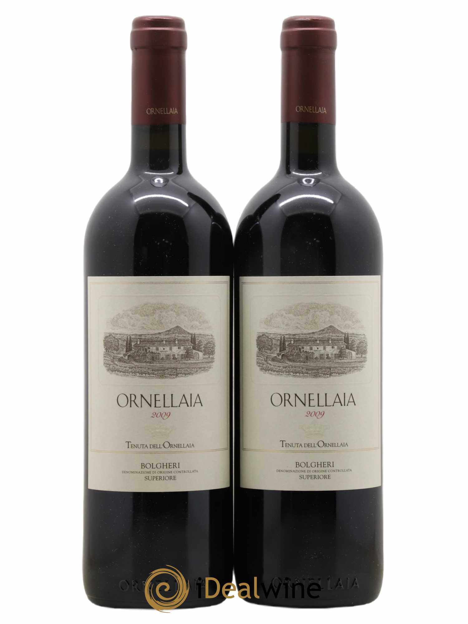 Bolgheri DOC Superiore Ornellaia Tenuta Dell'Ornellaia - Frescobaldi 2009 - Lot de 2 bouteilles - 0