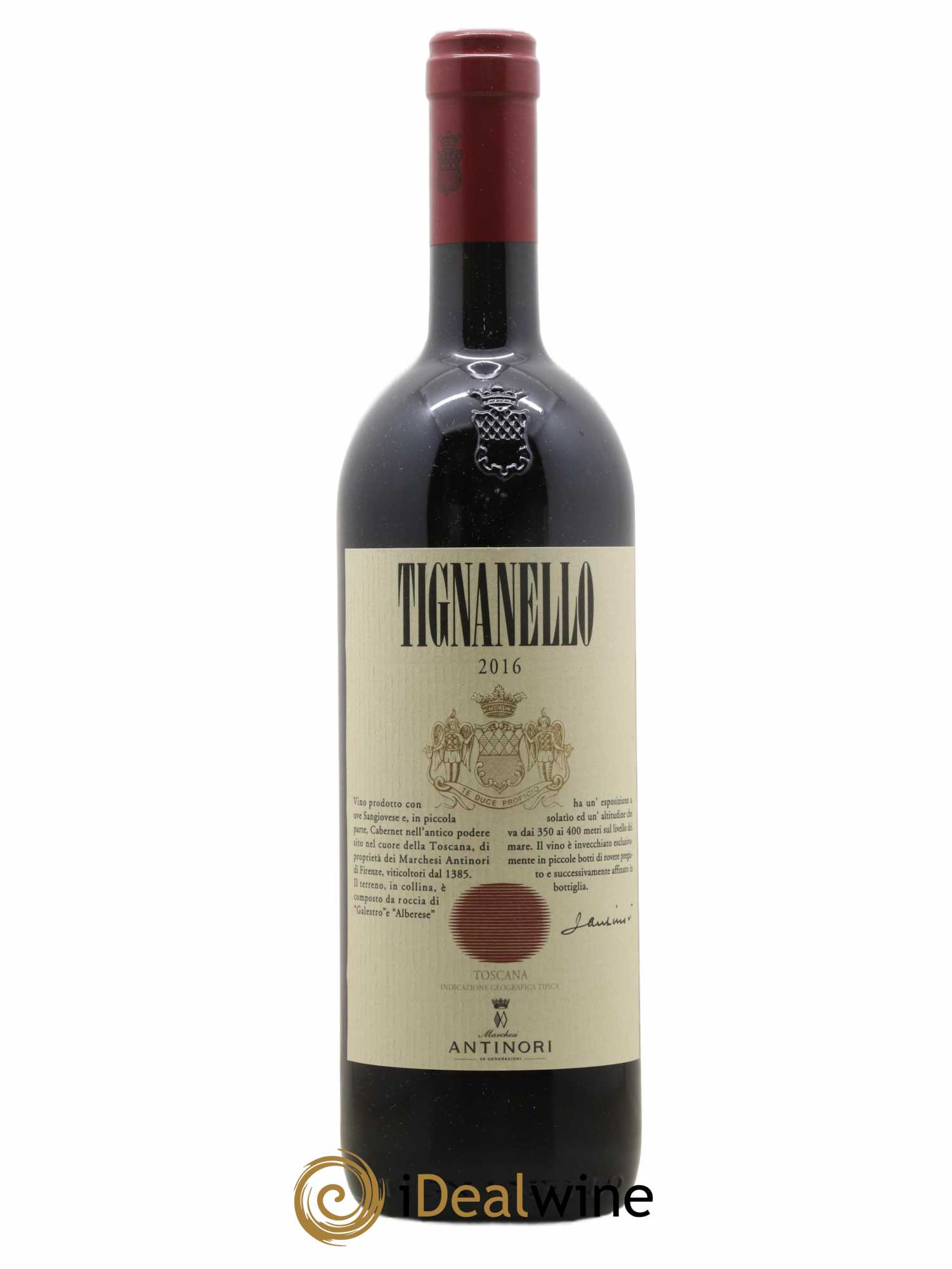 Toscana IGT Tignanello Tenuta Tignanello - Marchesi Antinori 2016 - Lot de 1 bouteille - 0