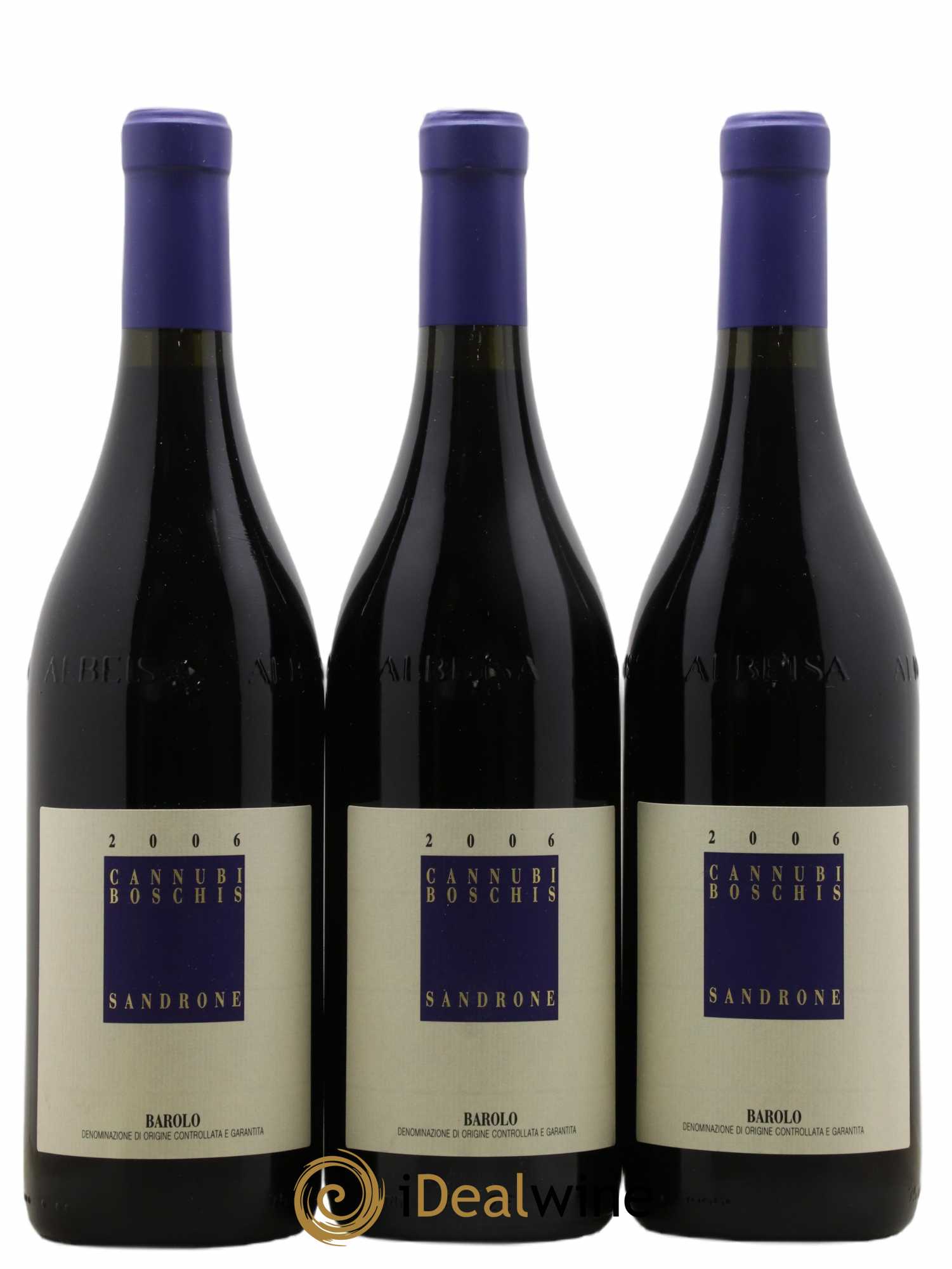 Barolo DOCG Aleste (anciennement Cannubi Boschis) Luciano Sandrone 2006 - Lot de 3 bouteilles - 0