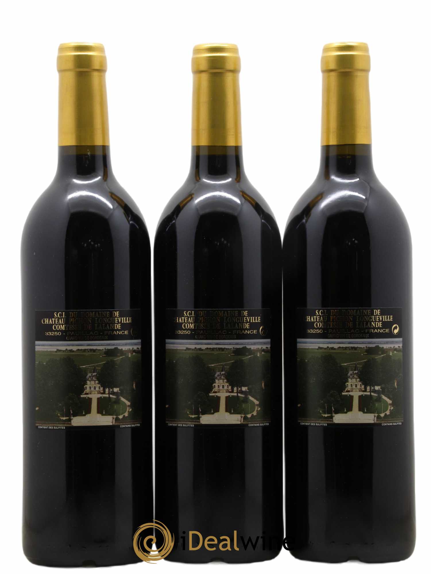 Château Pichon Longueville Comtesse de Lalande 2ème Grand Cru Classé 2003 - Lot of 3 bottles - 1