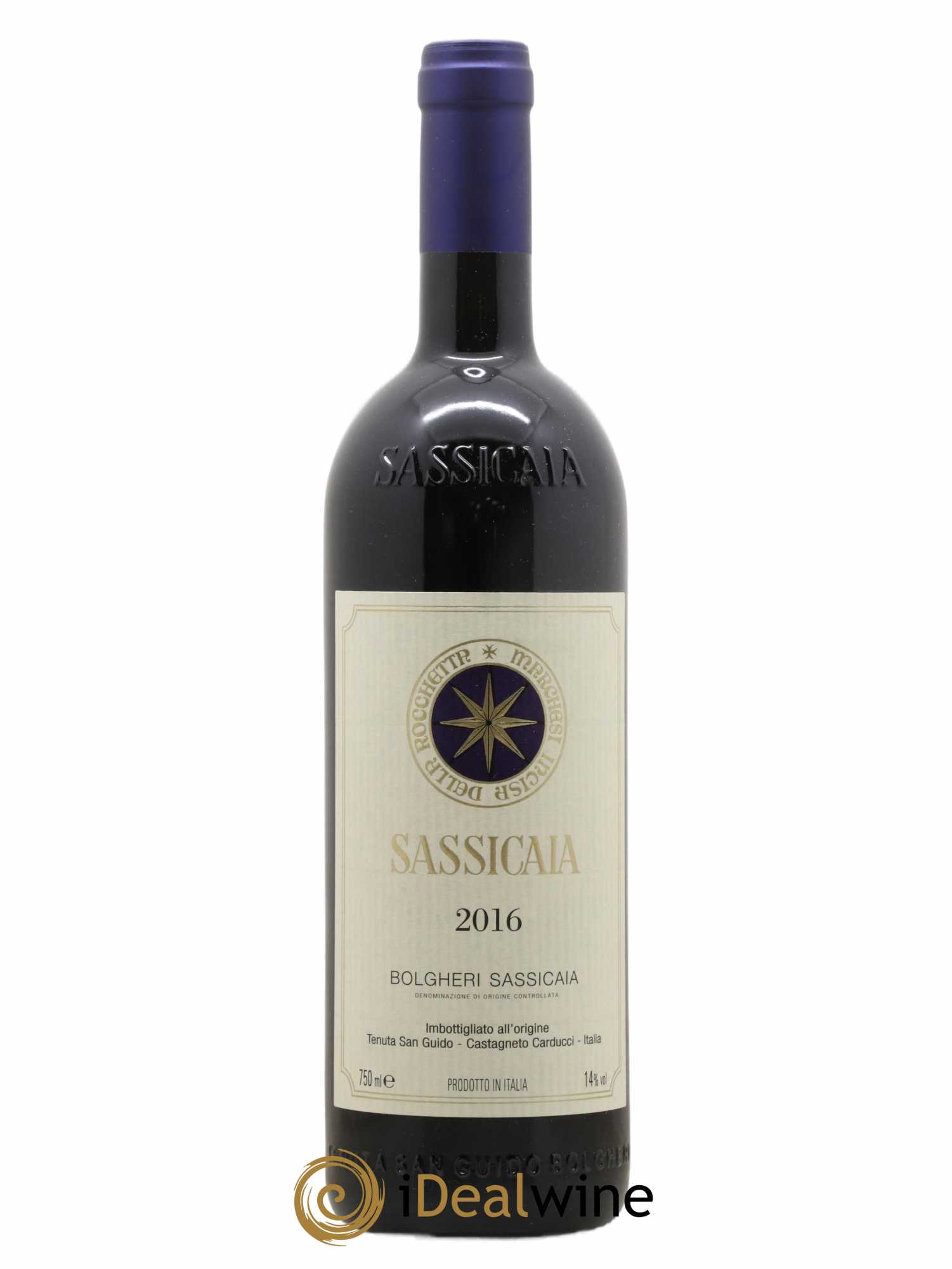 Bolgheri DOC Sassicaia Tenuta San Guido 2016 - Lot of 1 bottle - 0