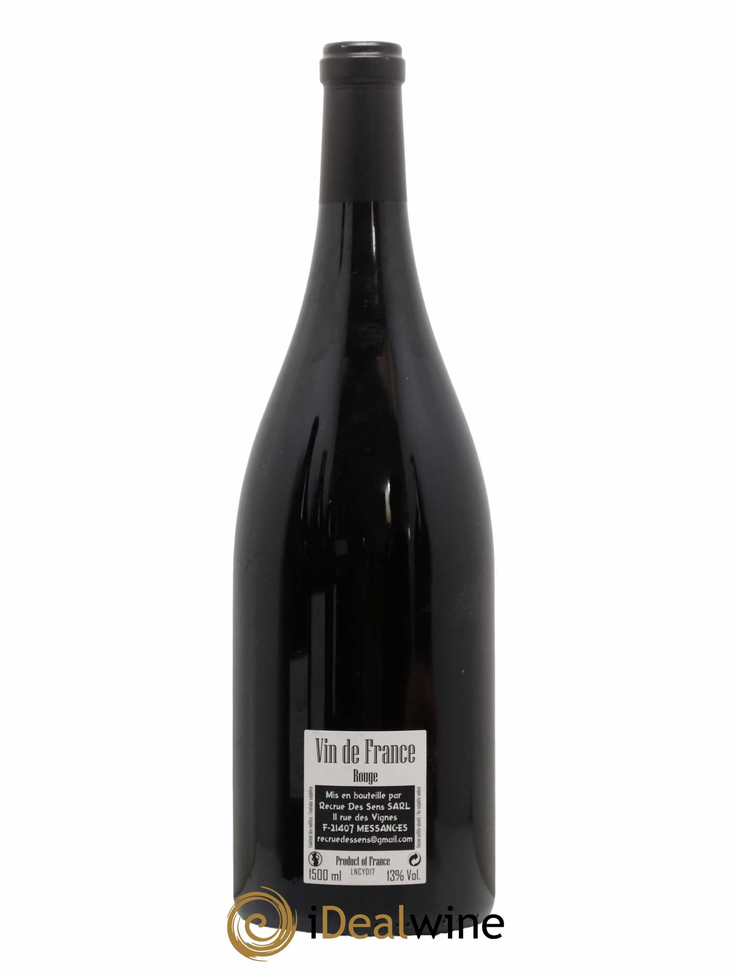 Vin de France Night Cost Yann Durieux - Recrue des Sens 2017 - Posten von 1 Magnum - 1