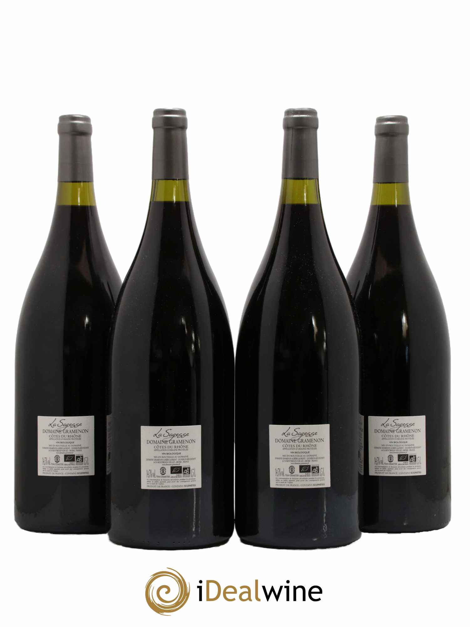 Côtes-du-Rhône La Sagesse Gramenon (Domaine) 2020 - Lot de 4 magnums - 1