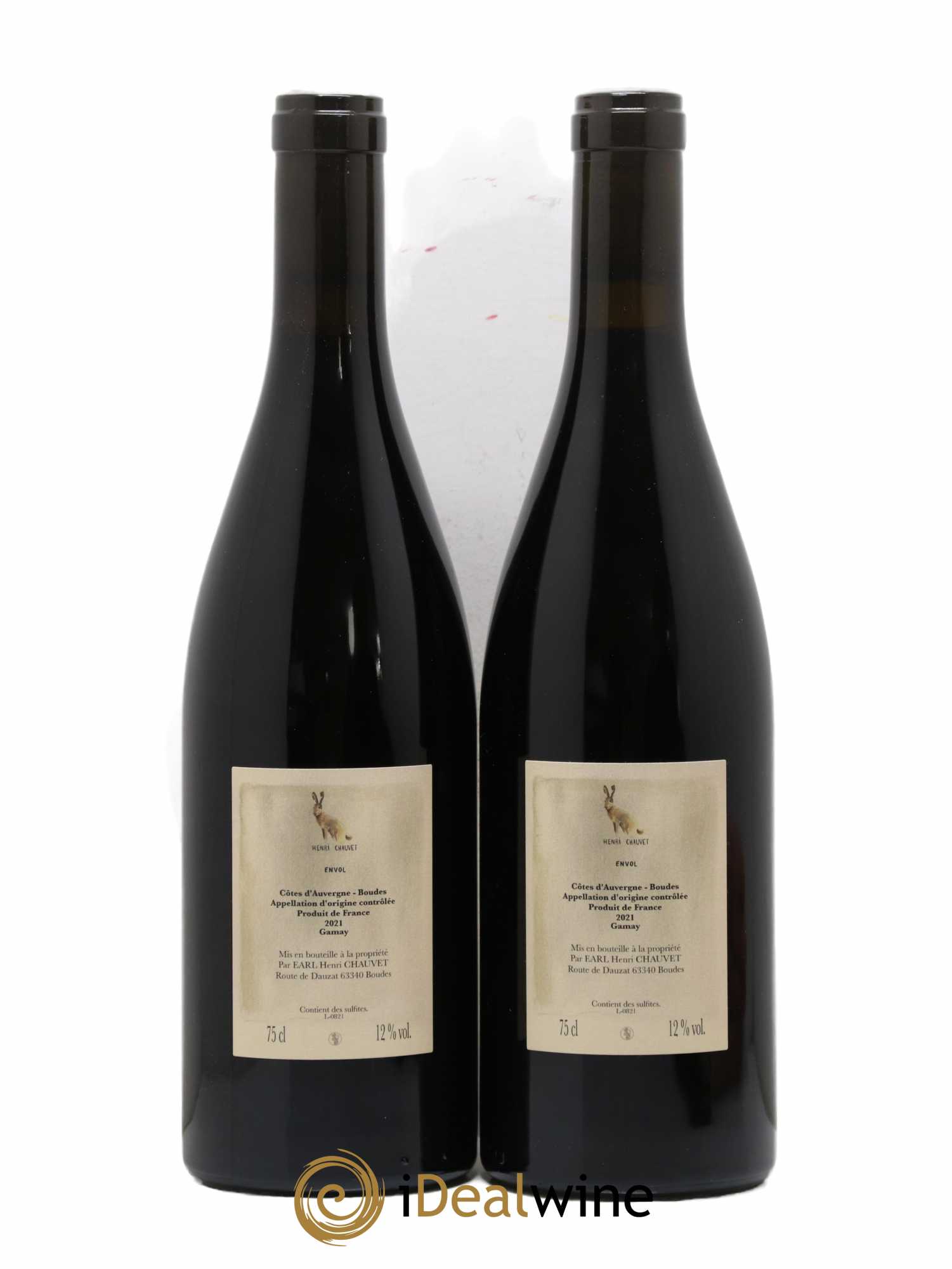 Côtes d'Auvergne Envol Henri Chauvet 2021 - Lot de 2 bouteilles - 1