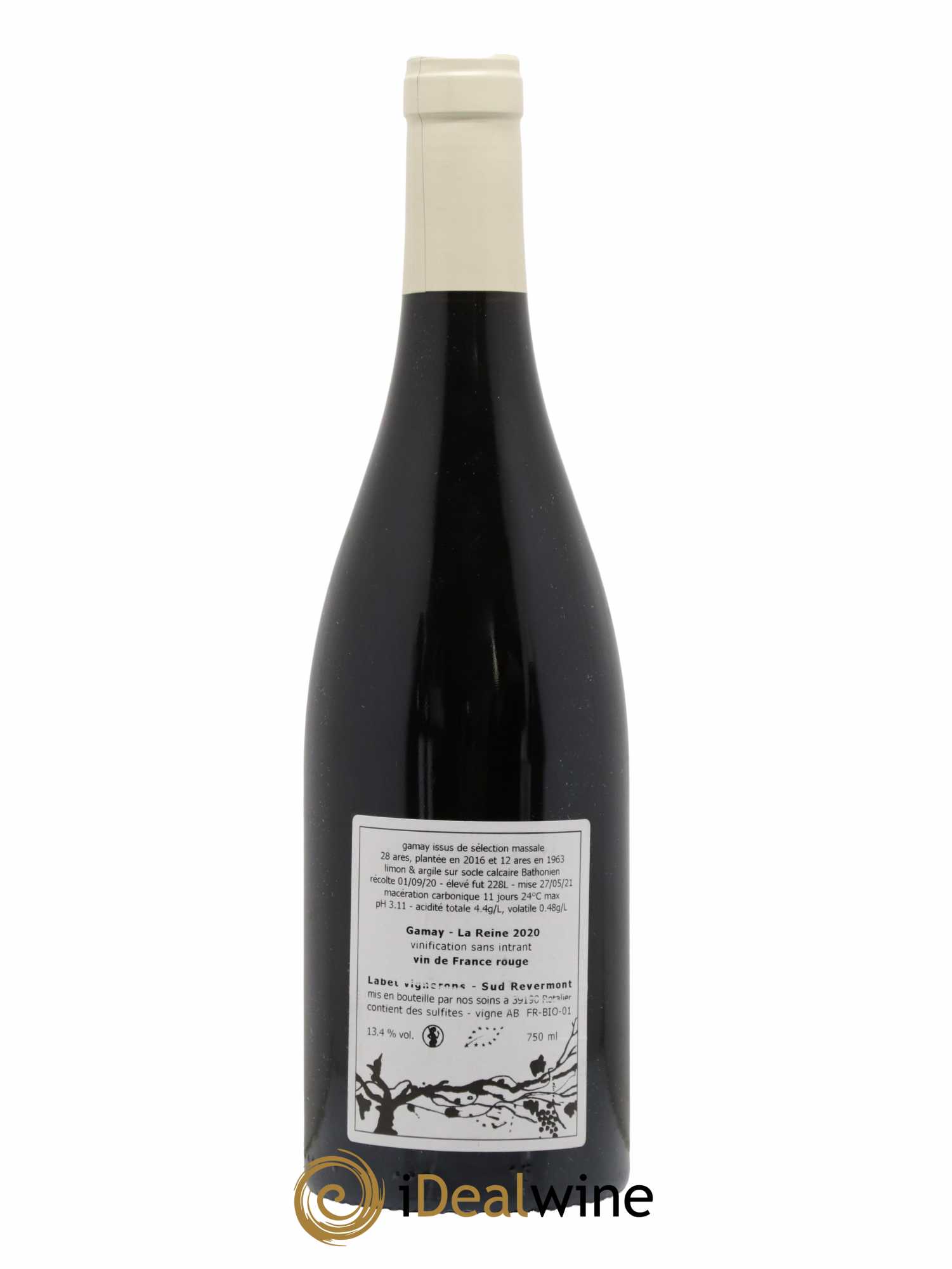 Vin de France Gamay La Reine Labet (Domaine) 2020 - Lot de 1 bouteille - 1