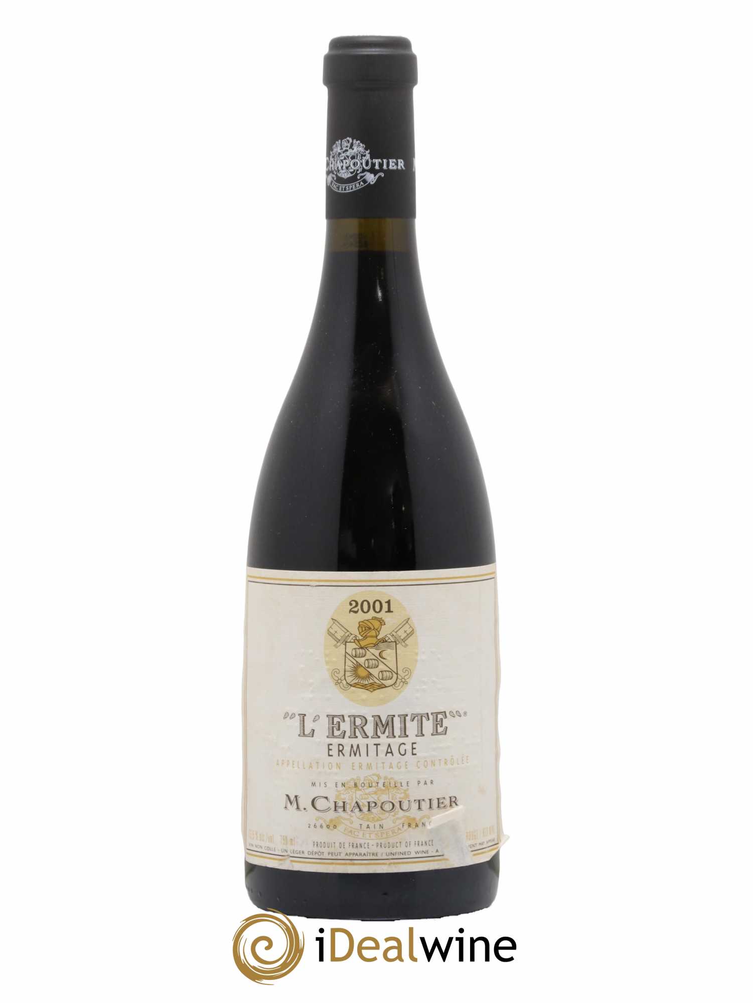 Hermitage Ermitage l'Ermite Chapoutier 2001 - Lot de 1 bouteille - 0
