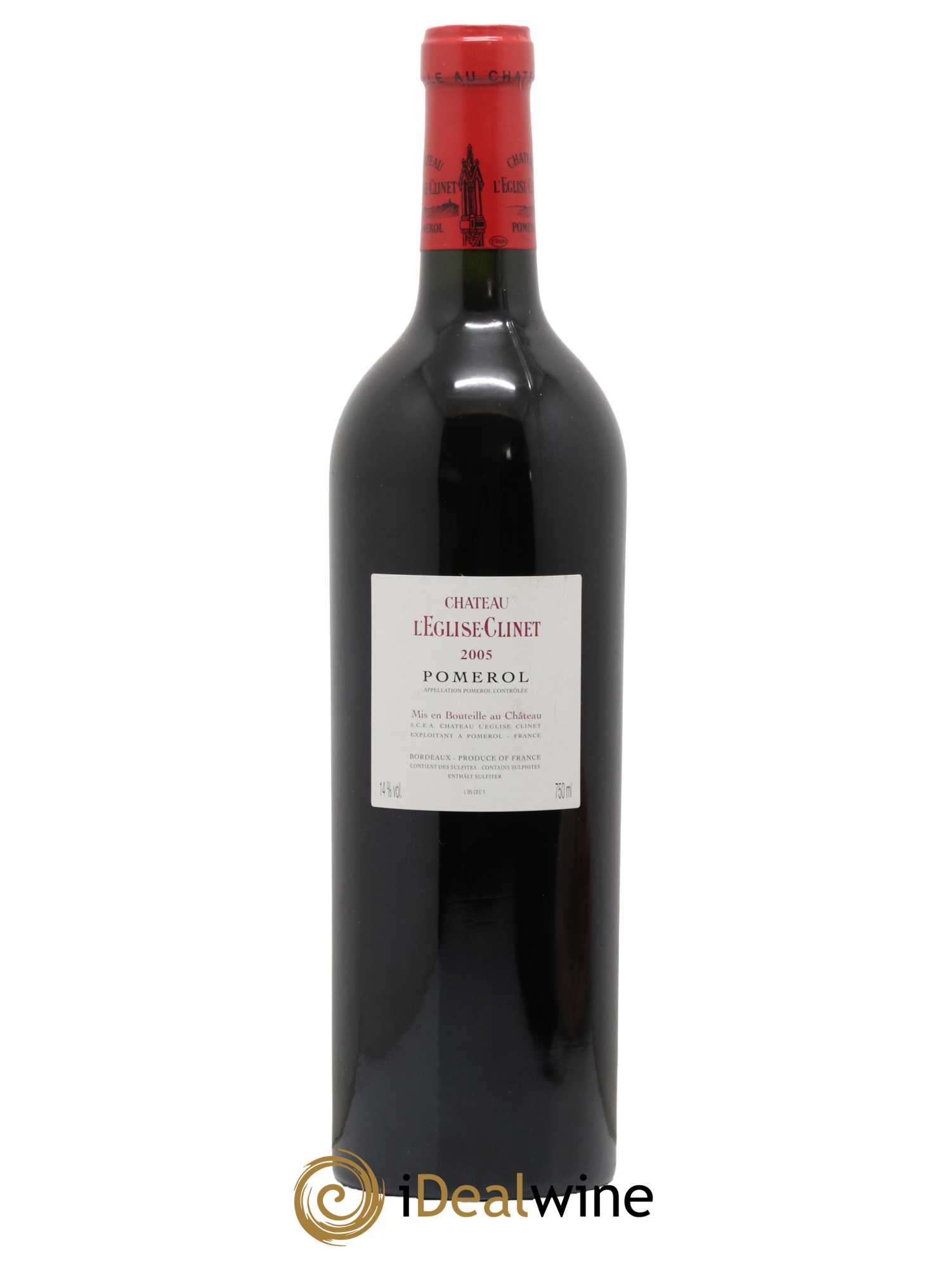 Château l' Église Clinet 2005 - Lot de 1 bouteille - 1