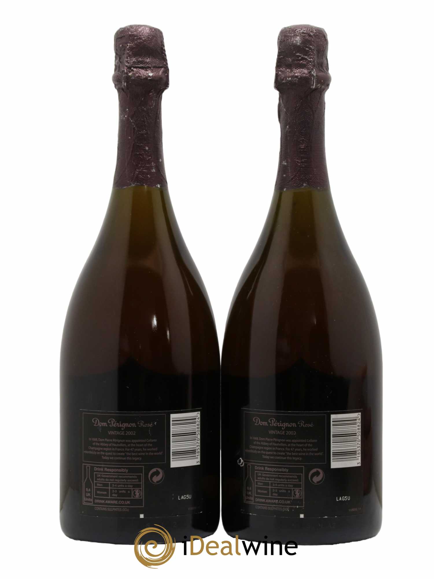 Brut Dom Pérignon 2002 - Lot de 2 bouteilles - 1