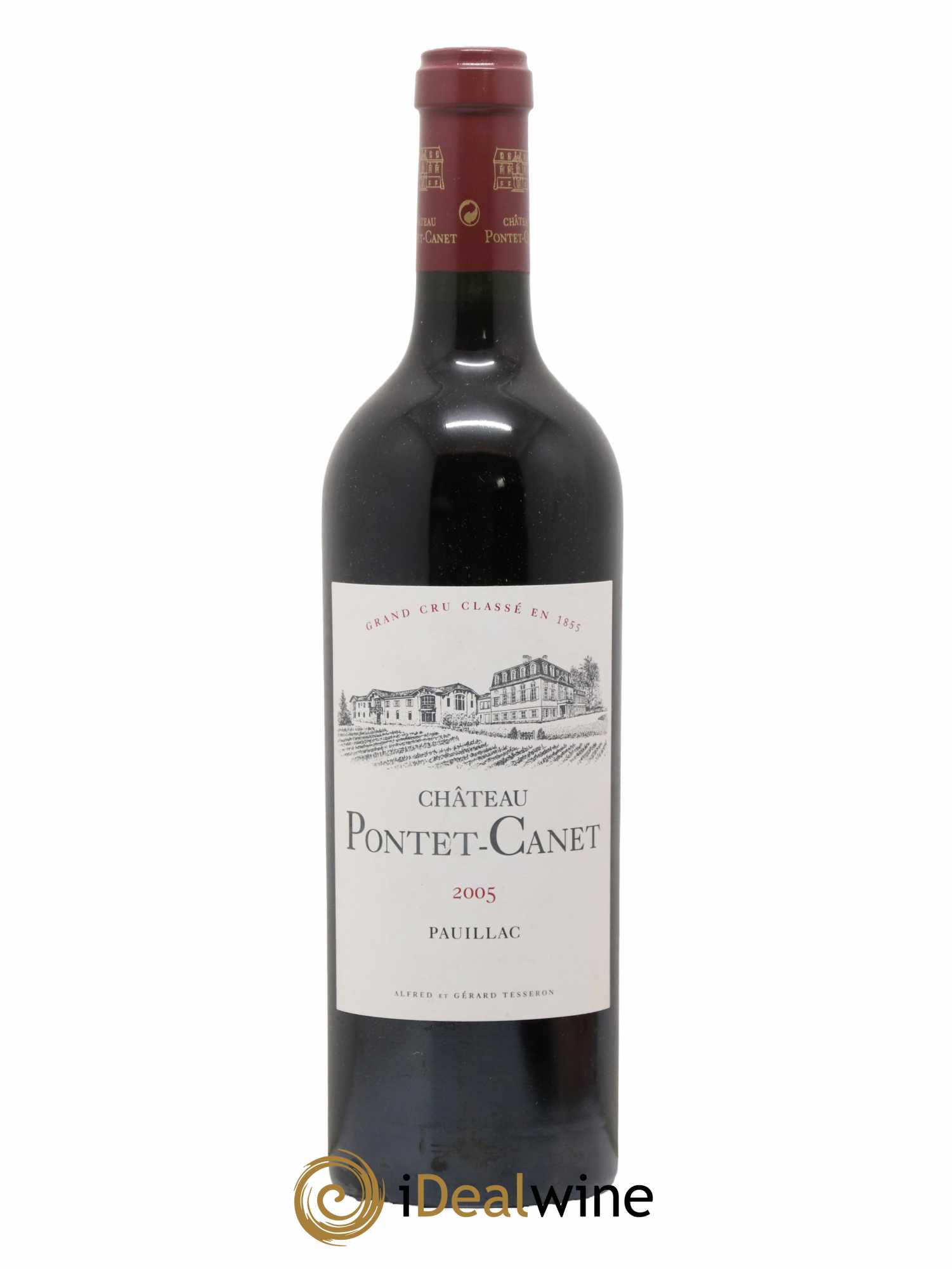 Château Pontet Canet 5ème Grand Cru Classé 2005 - Lot de 1 bouteille - 0
