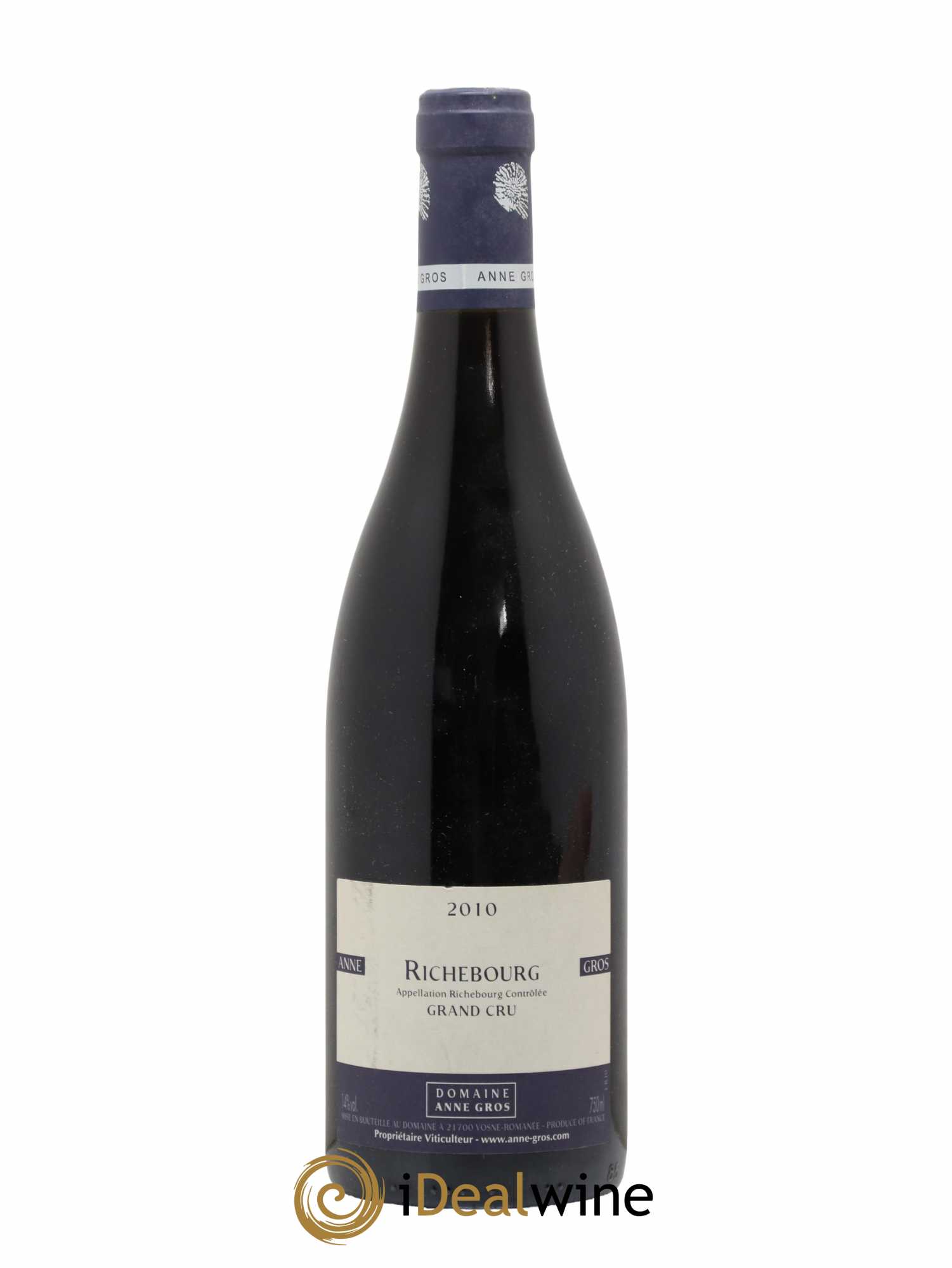 Richebourg Grand Cru Anne Gros 2010 - Lot de 1 bouteille - 0