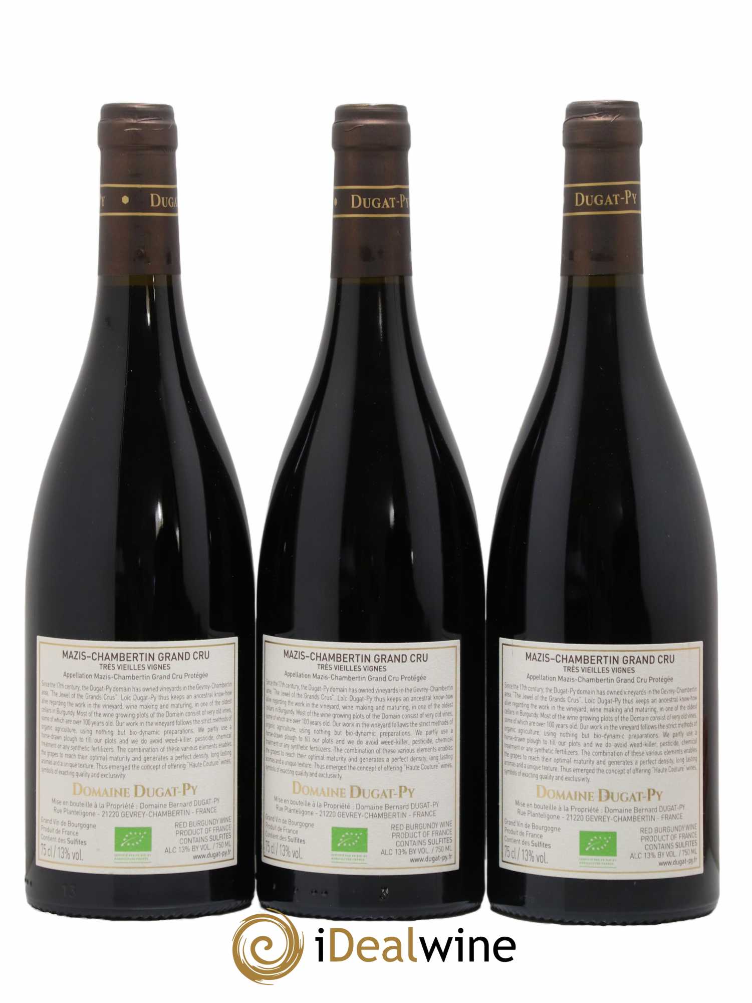 Mazis-Chambertin Grand Cru Très Vieilles Vignes Dugat-Py 2016 - Lot de 3 bouteilles - 1
