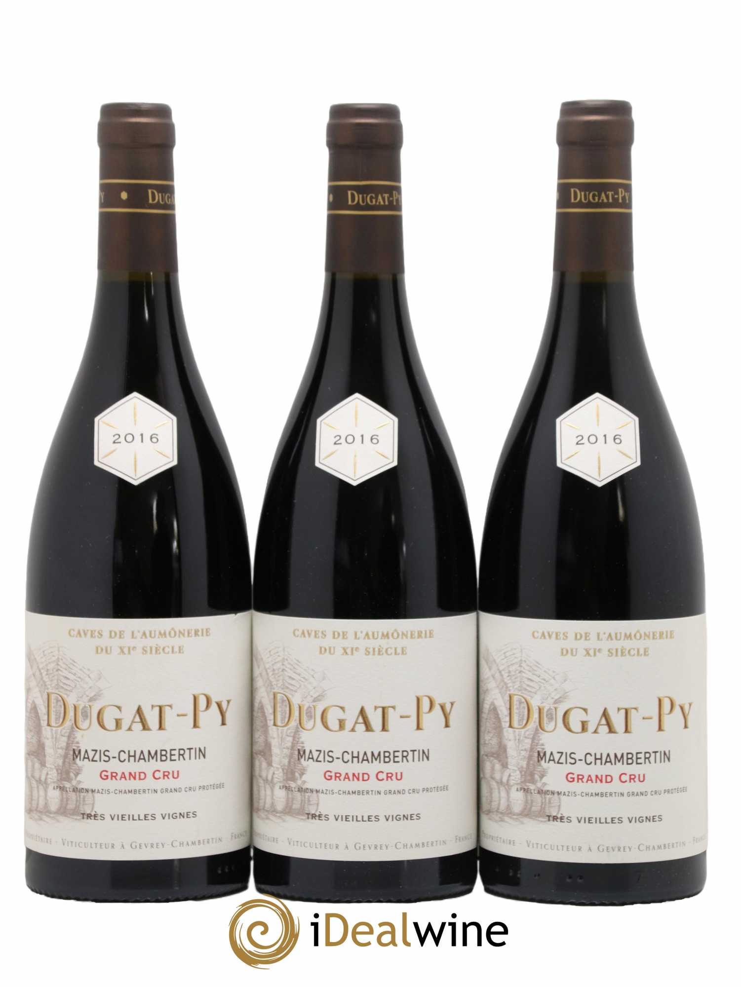 Mazis-Chambertin Grand Cru Très Vieilles Vignes Dugat-Py 2016 - Lot de 3 bouteilles - 0