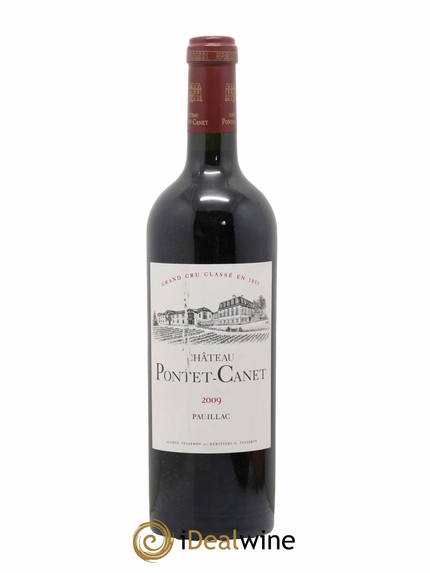 Château Pontet Canet 5ème Grand Cru Classé 2009 - Lot de 1 bouteille - 0