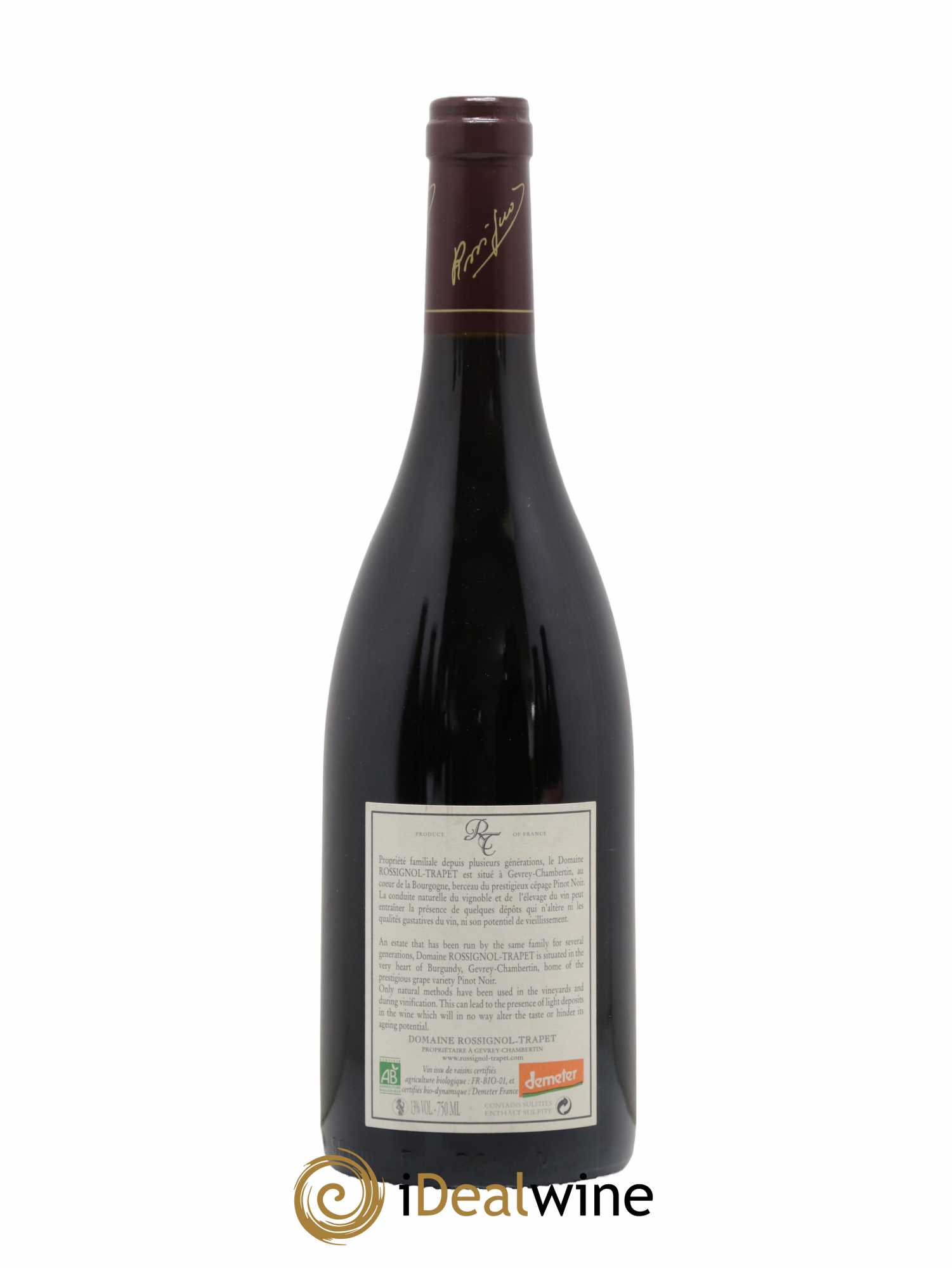Chambertin Grand Cru Rossignol-Trapet (Domaine) 2009 - Lot de 1 bouteille - 1