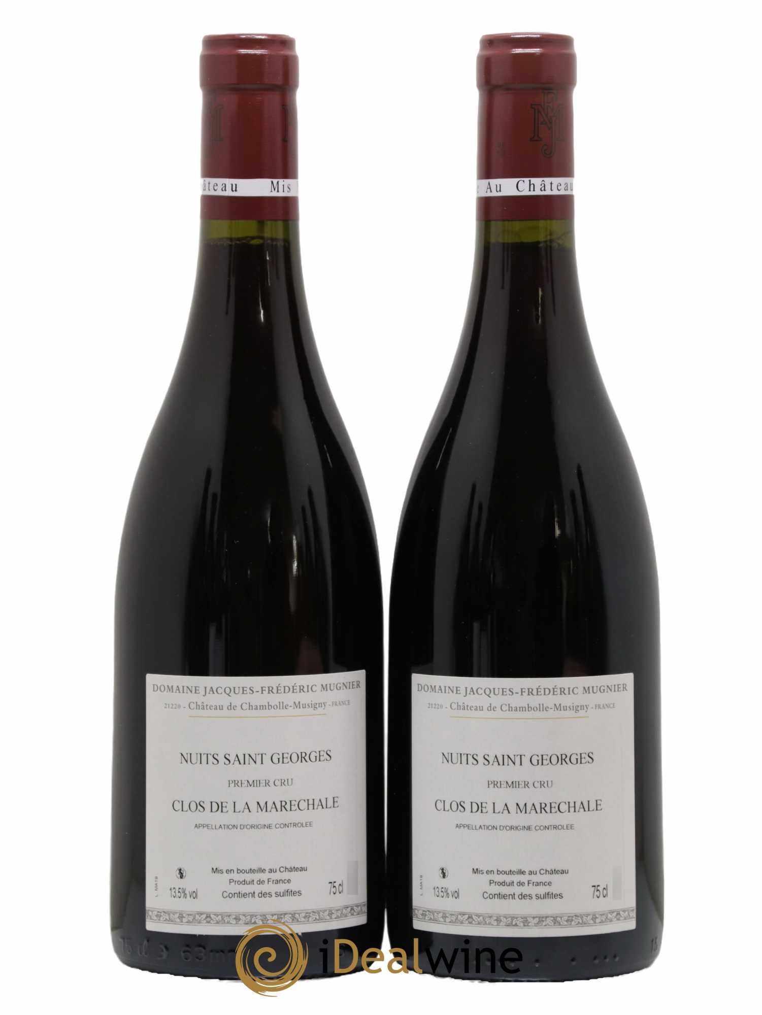 Nuits-Saint-Georges 1er Cru Clos de La Maréchale Jacques-Frédéric Mugnier 2019 - Lot de 2 bouteilles - 1