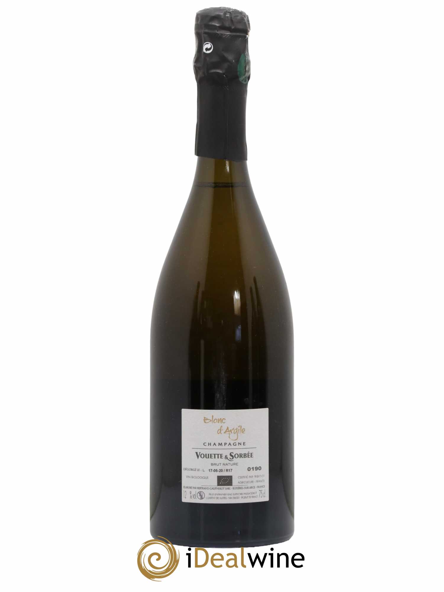 Blanc d'Argile Vouette et Sorbée 2017 - Lot de 1 bouteille - 1