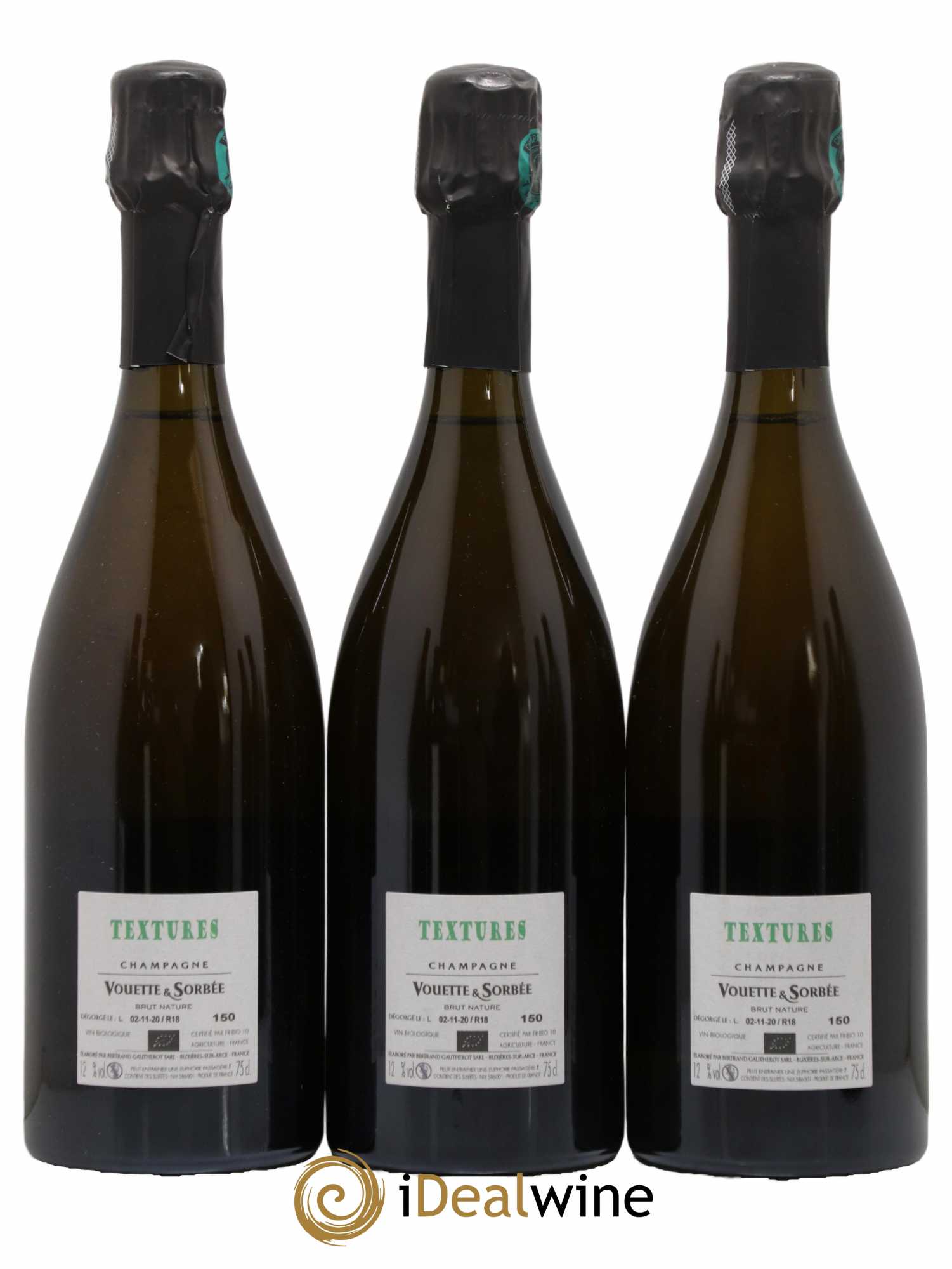 Texture Vouette et Sorbée 2018 - Lot de 3 bouteilles - 1