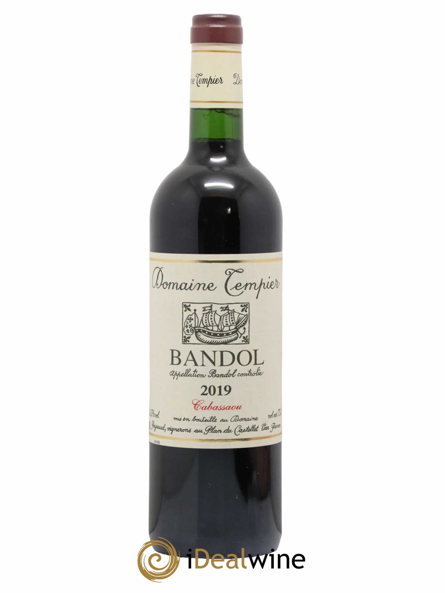 Bandol Domaine Tempier Cuvée Cabassaou Famille Peyraud 2019 - Lot de 1 bouteille - 0