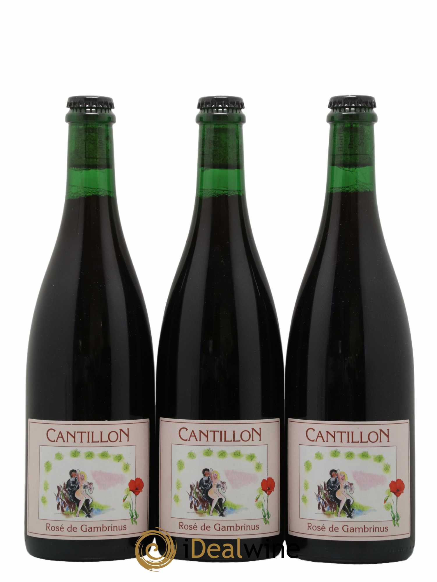 Bière Bière Rosé de Gambrinus Maison Cantillon - Lot de 3 bouteilles - 0