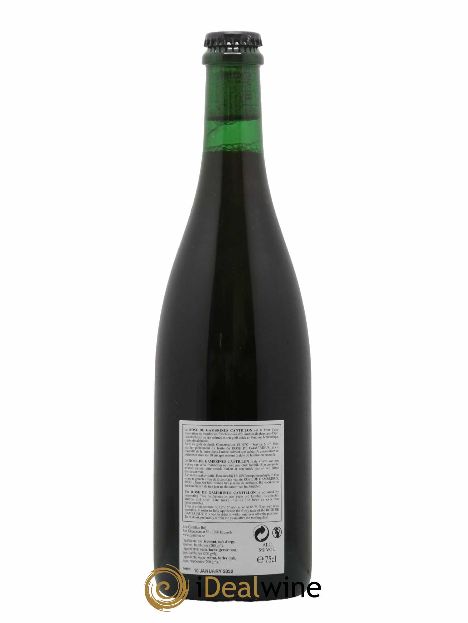 Bière Bière Rosé de Gambrinus Maison Cantillon - Posten von 1 Flasche - 1